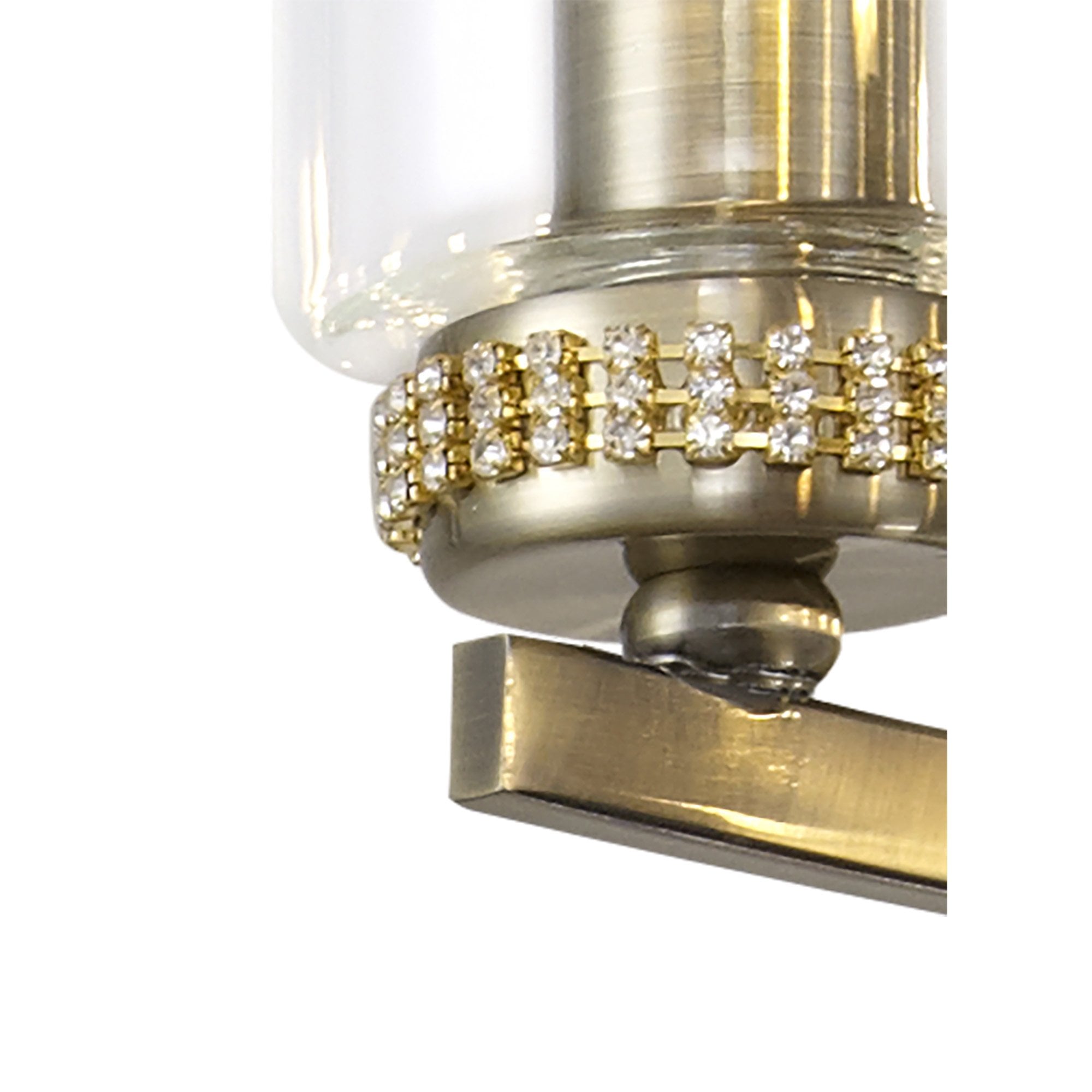 Fabula Heathcote 7 Light Pendant/Semi-Flush Light - Antique Brass