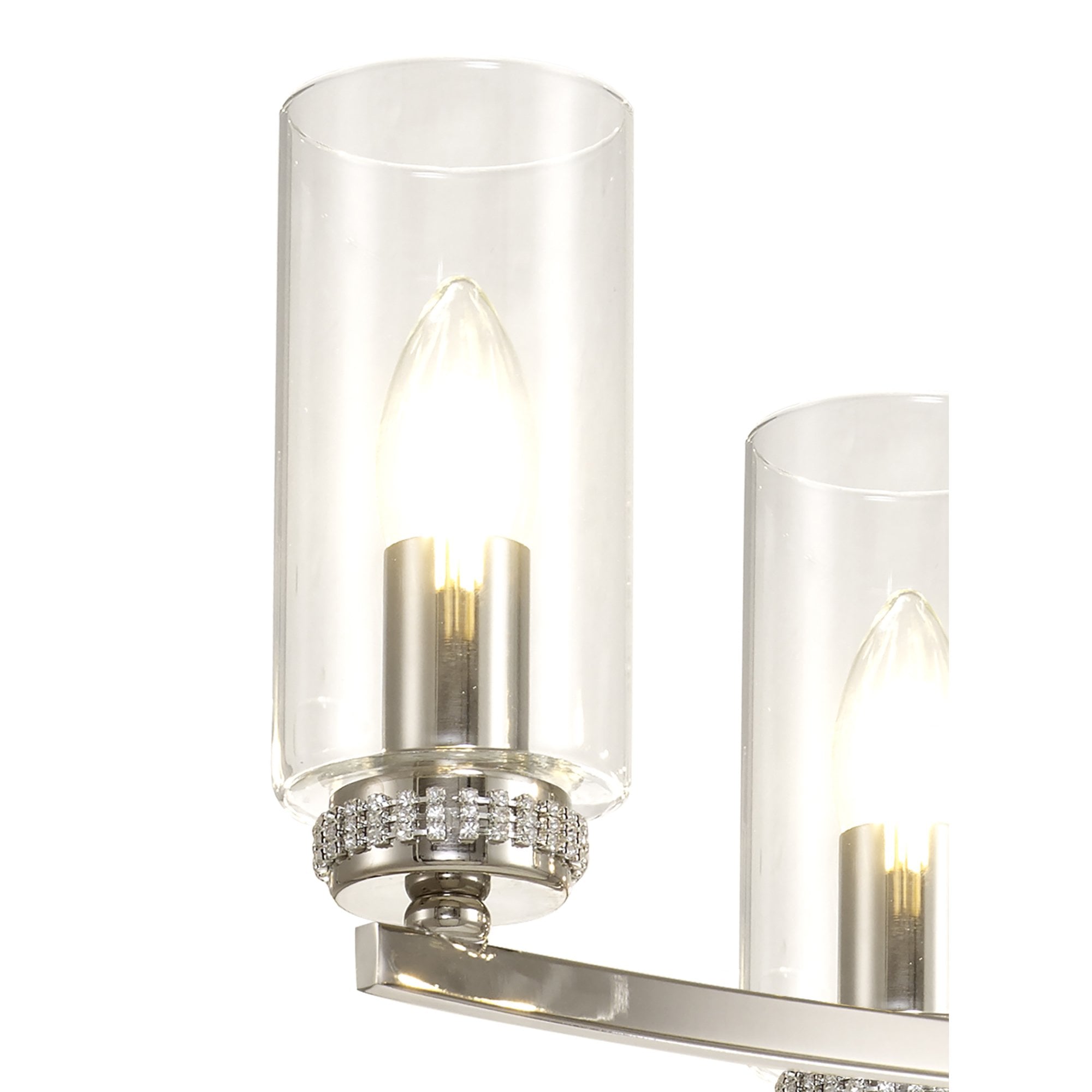 Fabula Heathcote 7 Light Pendant/Semi-Flush Light - Polished Nickel