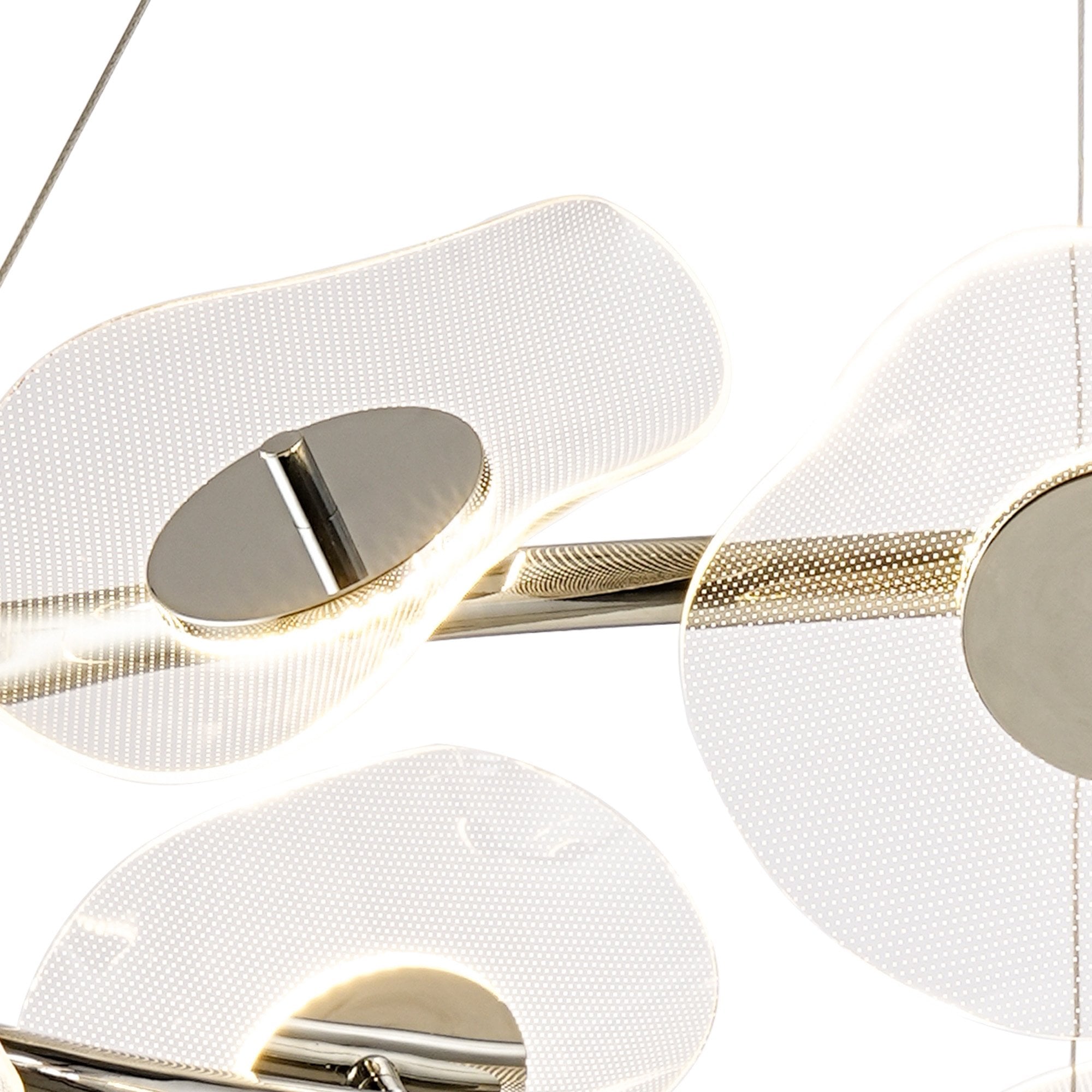 Fabula Holly 12 Light LED Ring Pendant - Polished Chrome