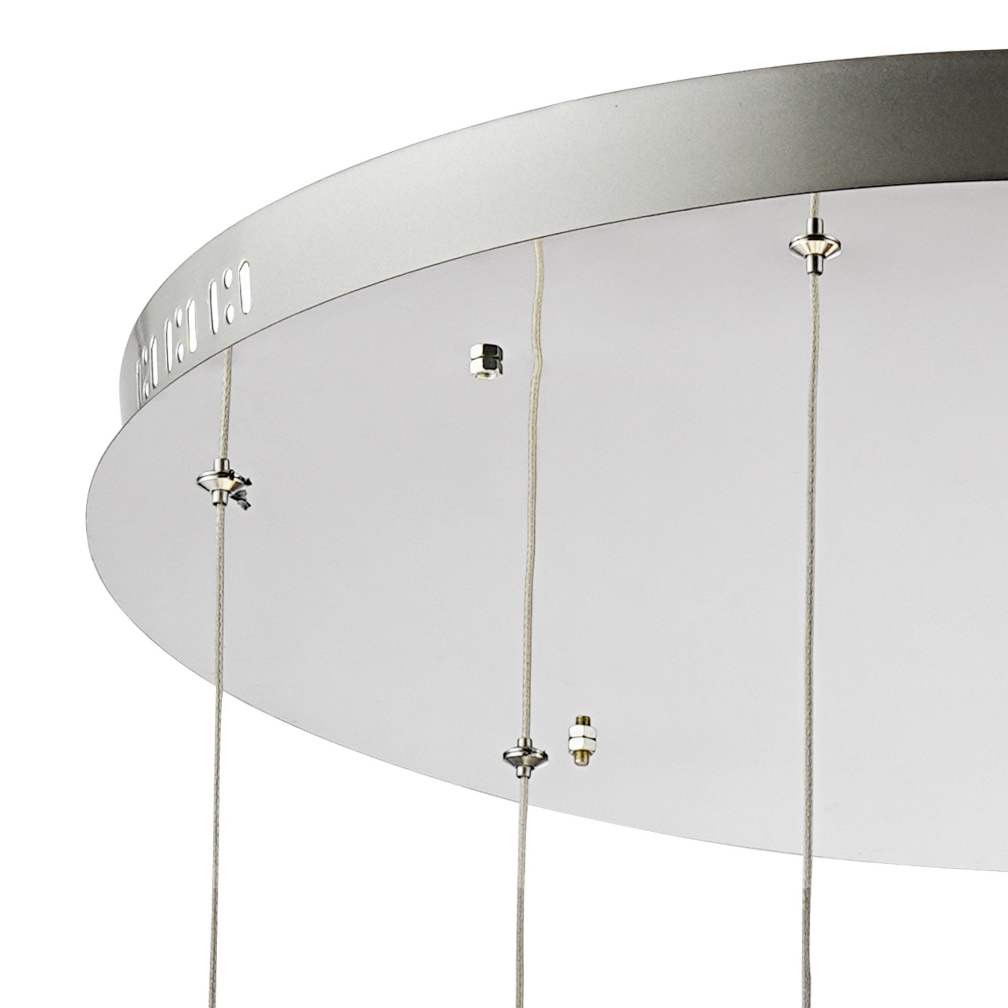 Fabula Holly 6 Light LED Round Pendant - Polished Chrome