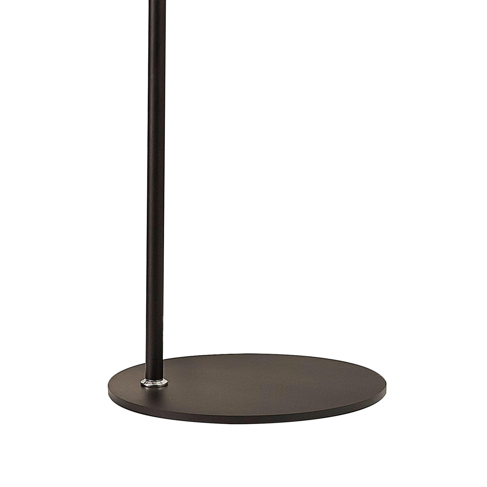 Fabula Kendon Large Single Floor Lamp - Black & Smoke Fade Glass