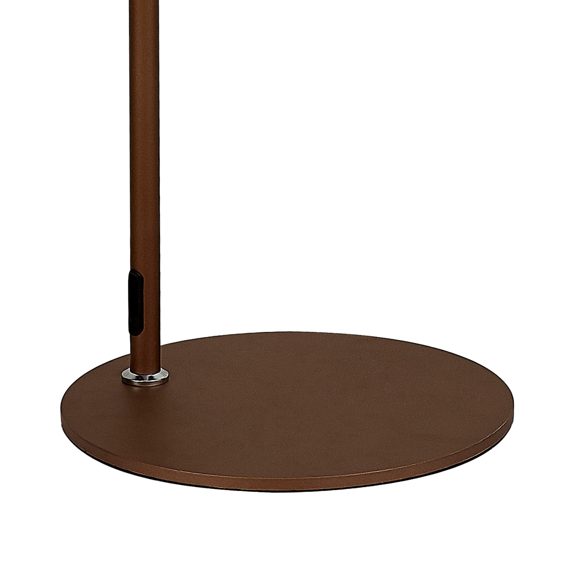 Fabula Kendon Single Floor Lamp - Mocha & Amber Glass