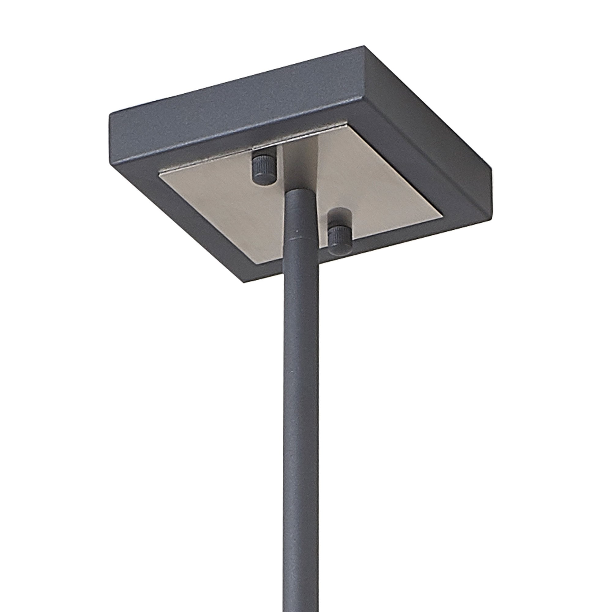 Fabula Kimberley 8 Light Pendant - Anthracite & Satin Nickel