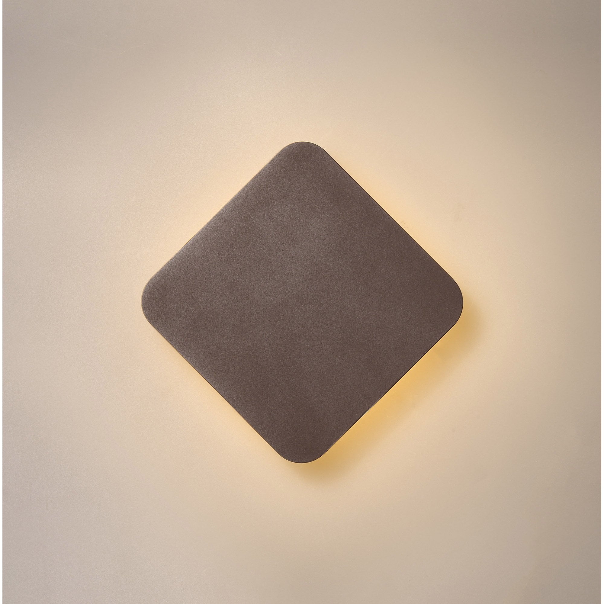 Fabula Kingsley Magnetic Base LED Wall Lamp - 15cm Diamond - Coffee