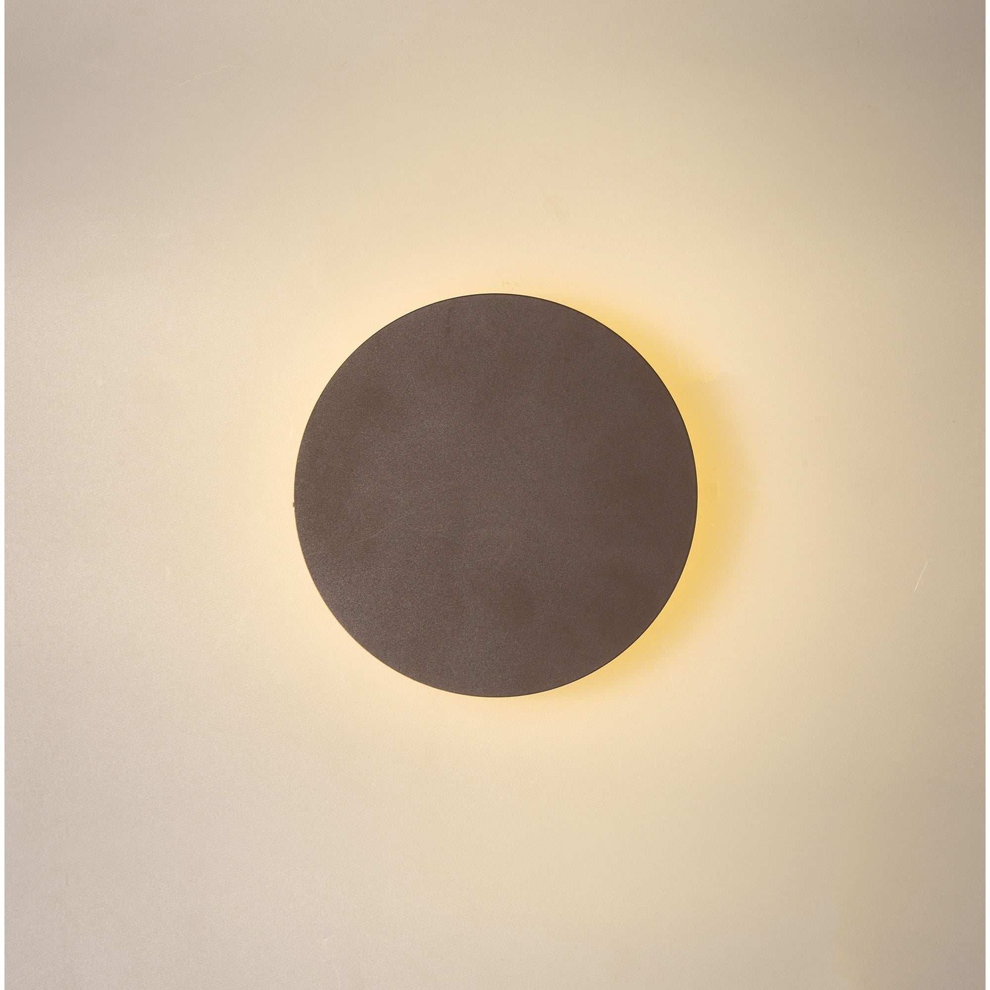 Fabula Kingsley Magnetic Base LED Wall Lamp - 15cm Round - Coffee