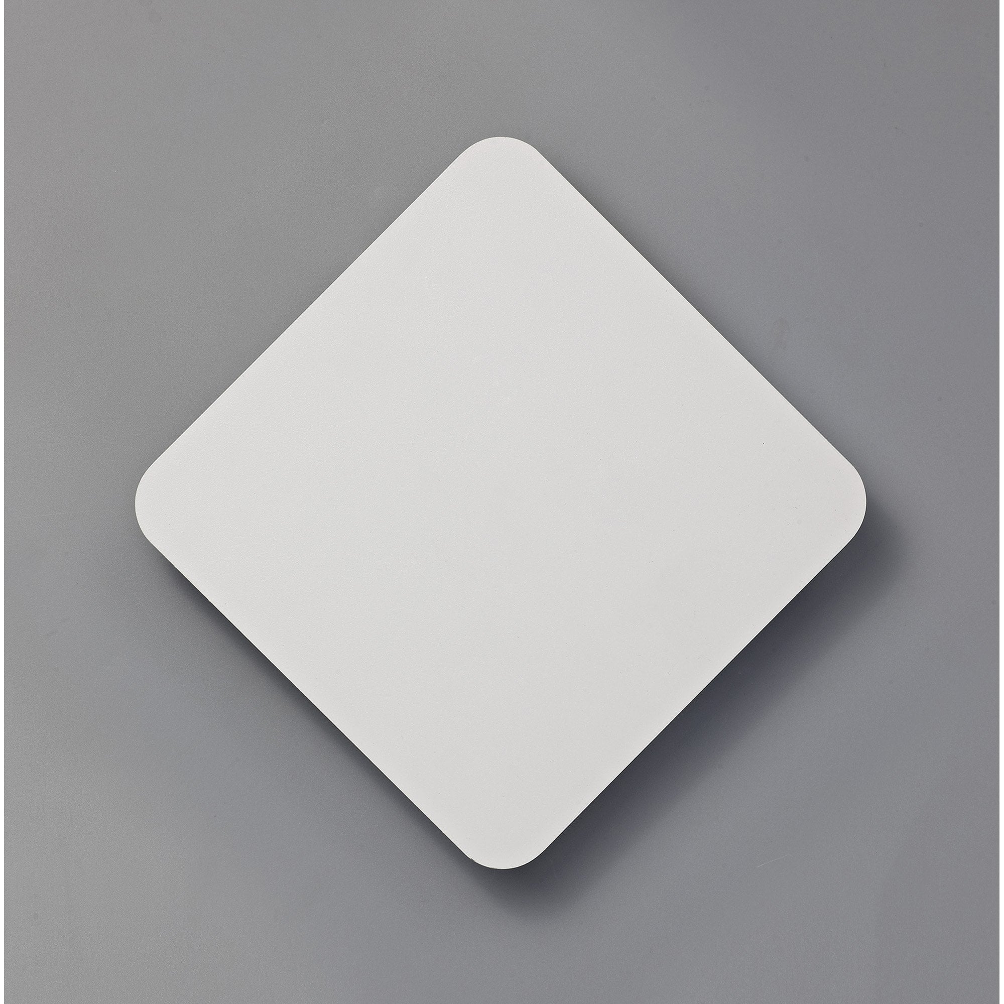 Fabula Kingsley Magnetic Base LED Wall Lamp - 20/19cm Diamond - Central - Sand White & Acrylic Frosted Diffuser