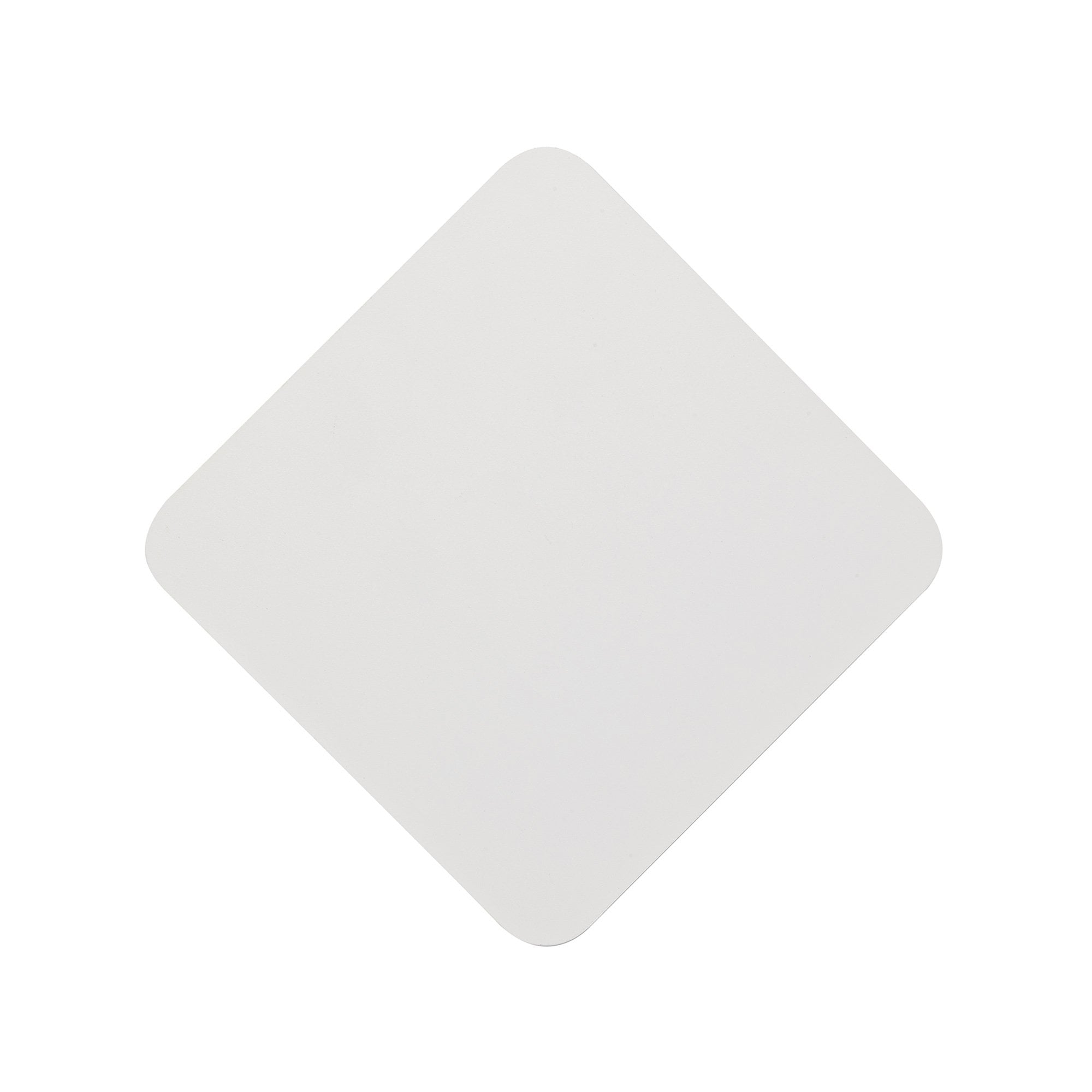 Fabula Kingsley Magnetic Base LED Wall Lamp - 20/19cm Diamond - Central - Sand White & Acrylic Frosted Diffuser