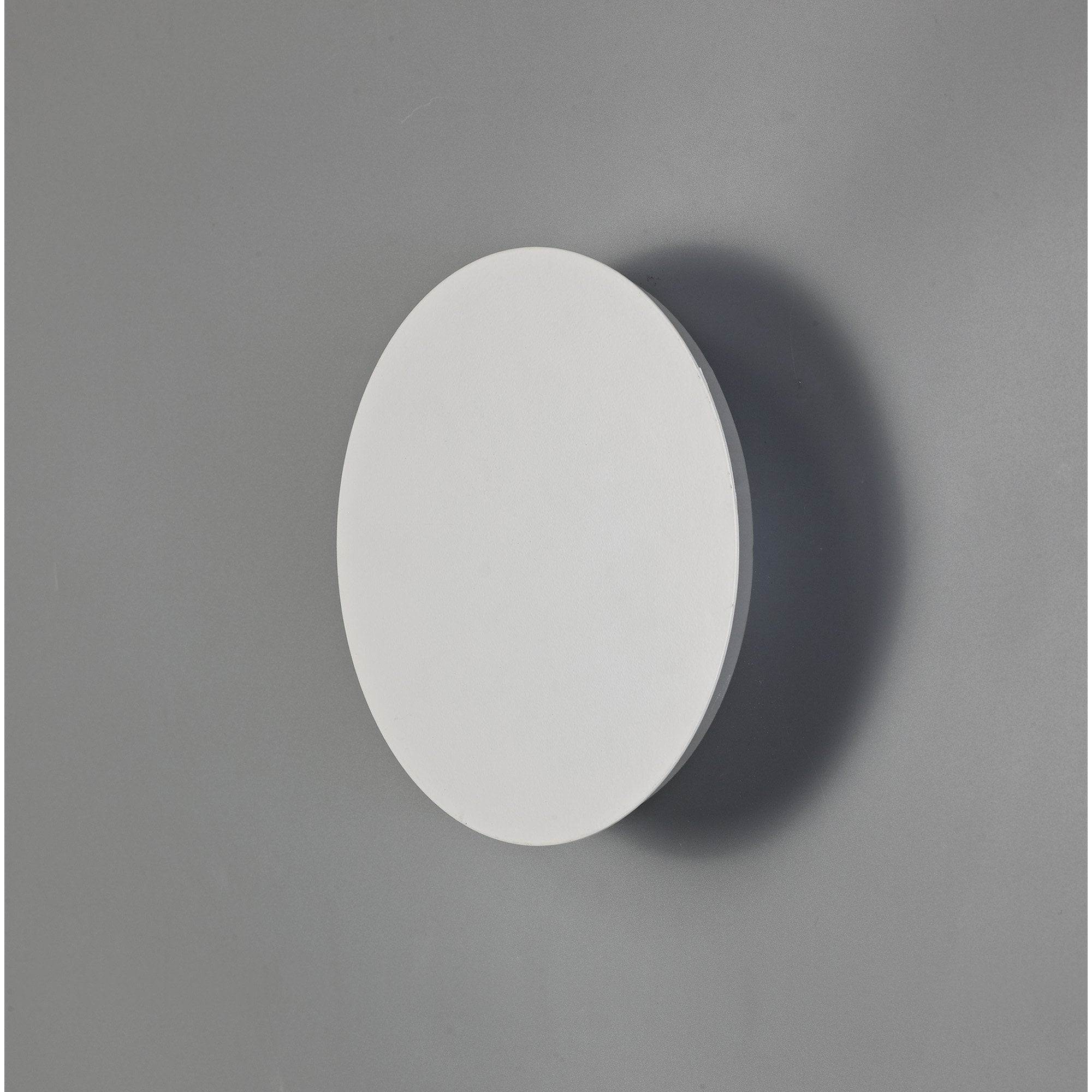 Fabula Kingsley Magnetic Base LED Wall Lamp - 20/19cm Round - Central - Sand White & Acrylic Frosted Diffuser