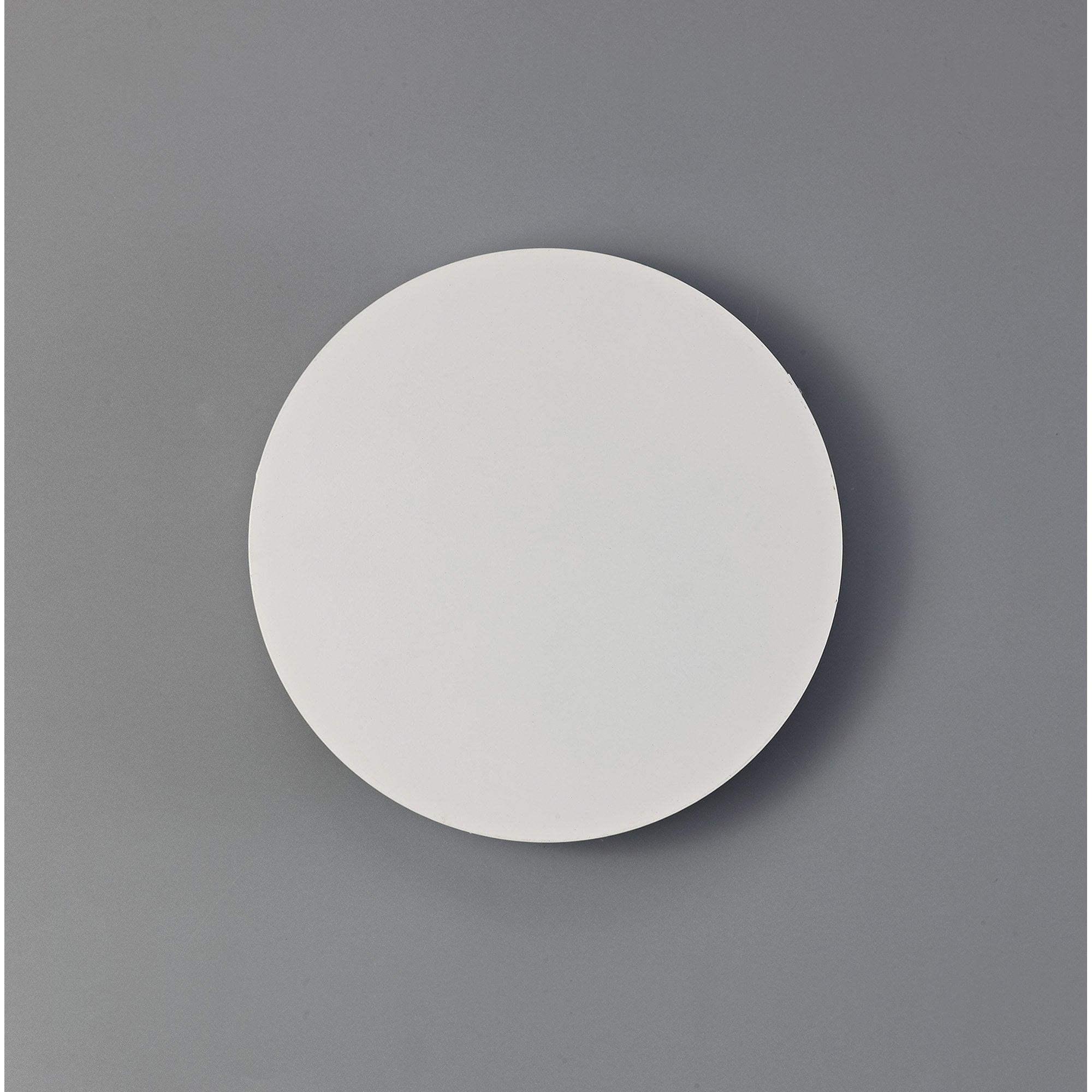 Fabula Kingsley Magnetic Base LED Wall Lamp - 20/19cm Round - Central - Sand White & Acrylic Frosted Diffuser