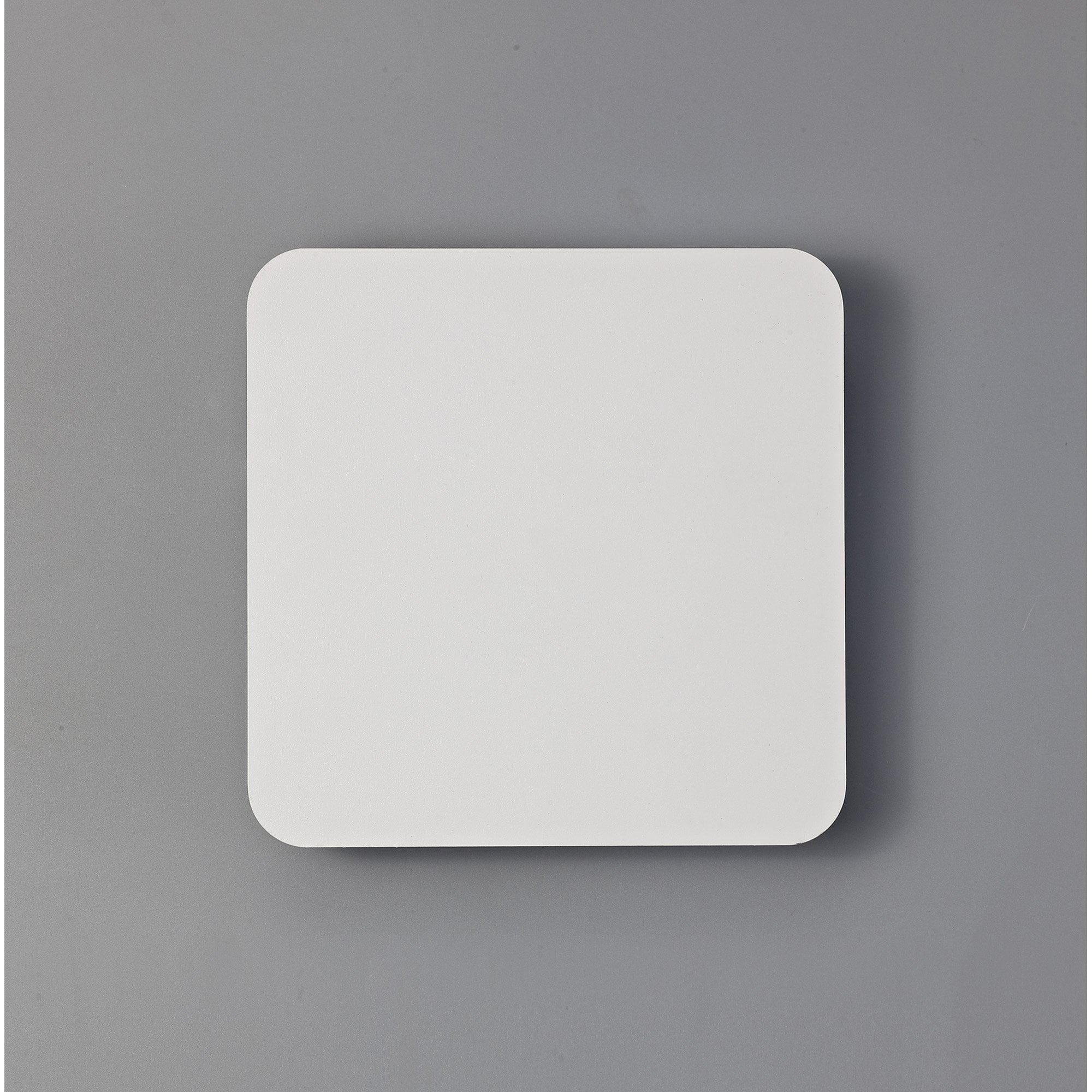 Fabula Kingsley Magnetic Base LED Wall Lamp - 20/19cm Square - Central - Sand White & Acrylic Frosted Diffuser