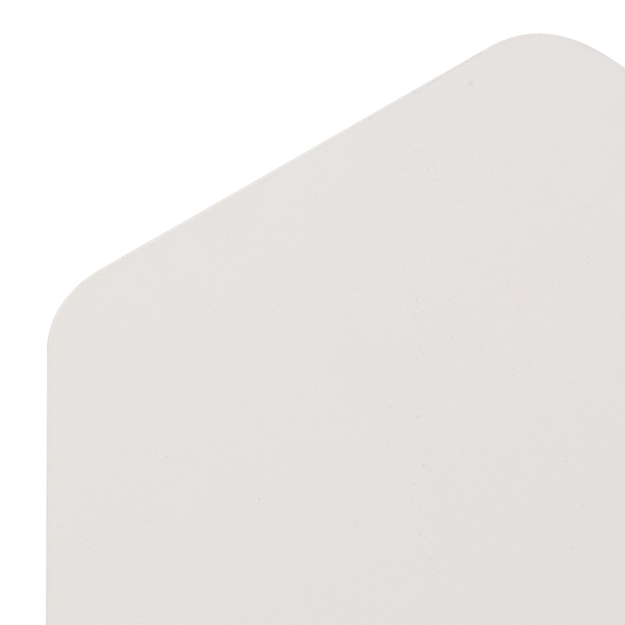 Fabula Kingsley Magnetic Base LED Wall Lamp - 20/19cm Vertical Hexagonal - Central - Sand White & Acrylic Frosted Diffuser