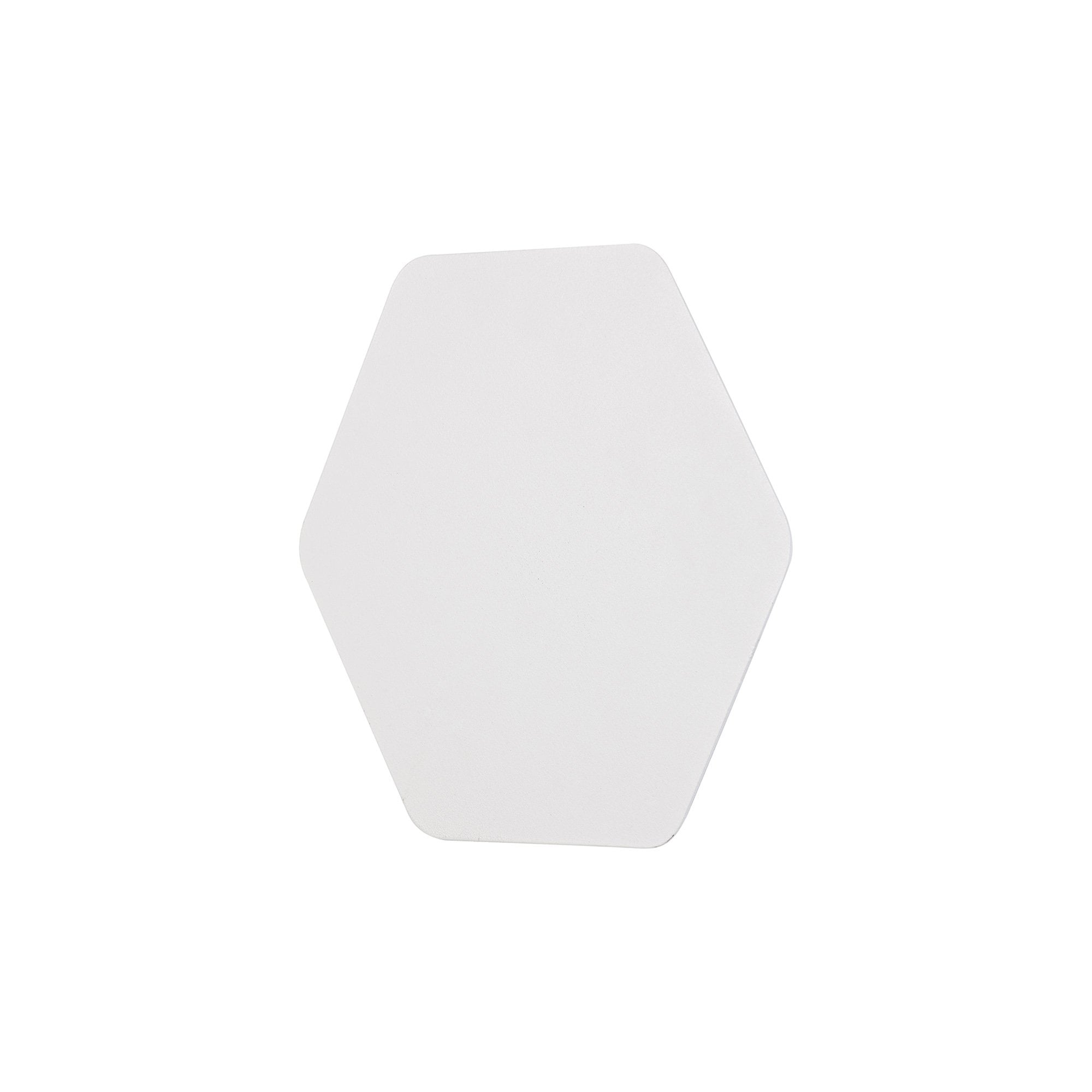 Fabula Kingsley Magnetic Base LED Wall Lamp - 20cm Horizontal Hexagonal - Sand White