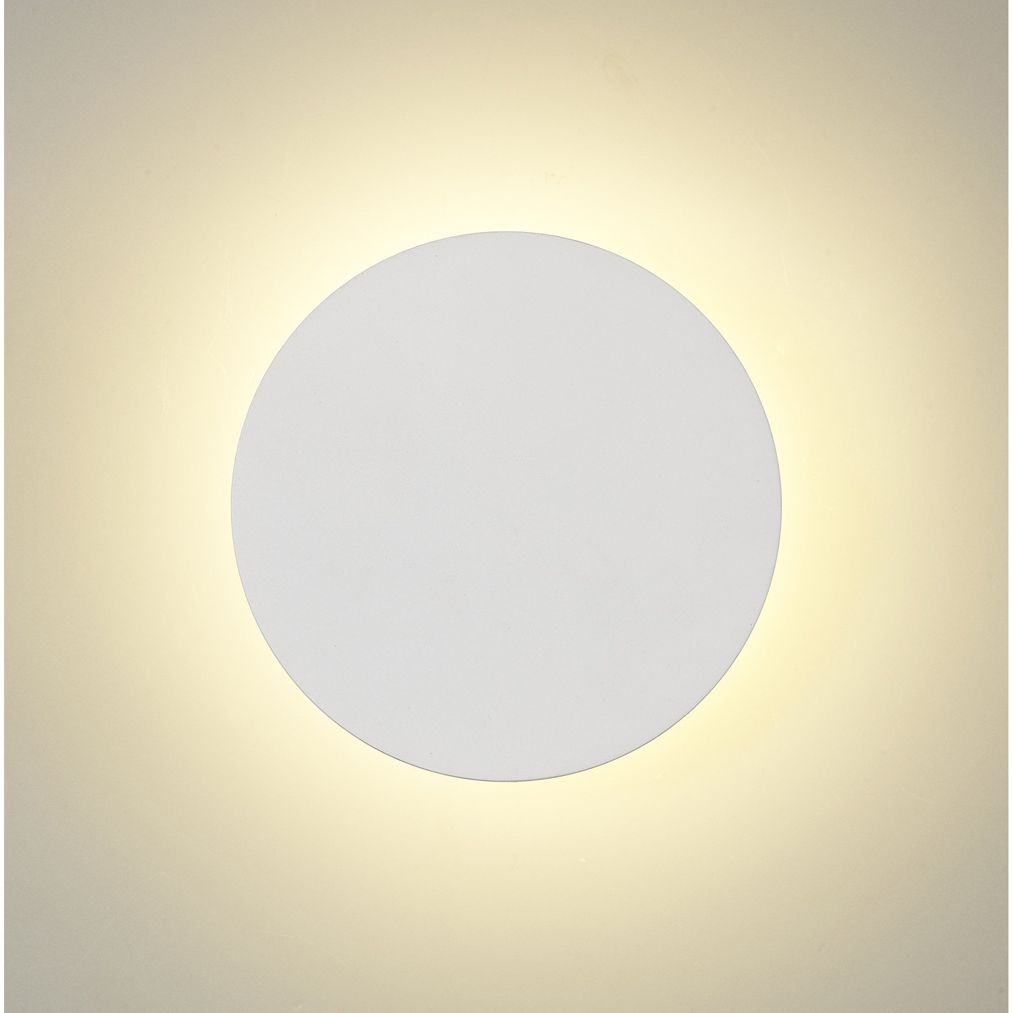 Fabula Kingsley Magnetic Base LED Wall Lamp - 20cm Round - Sand White