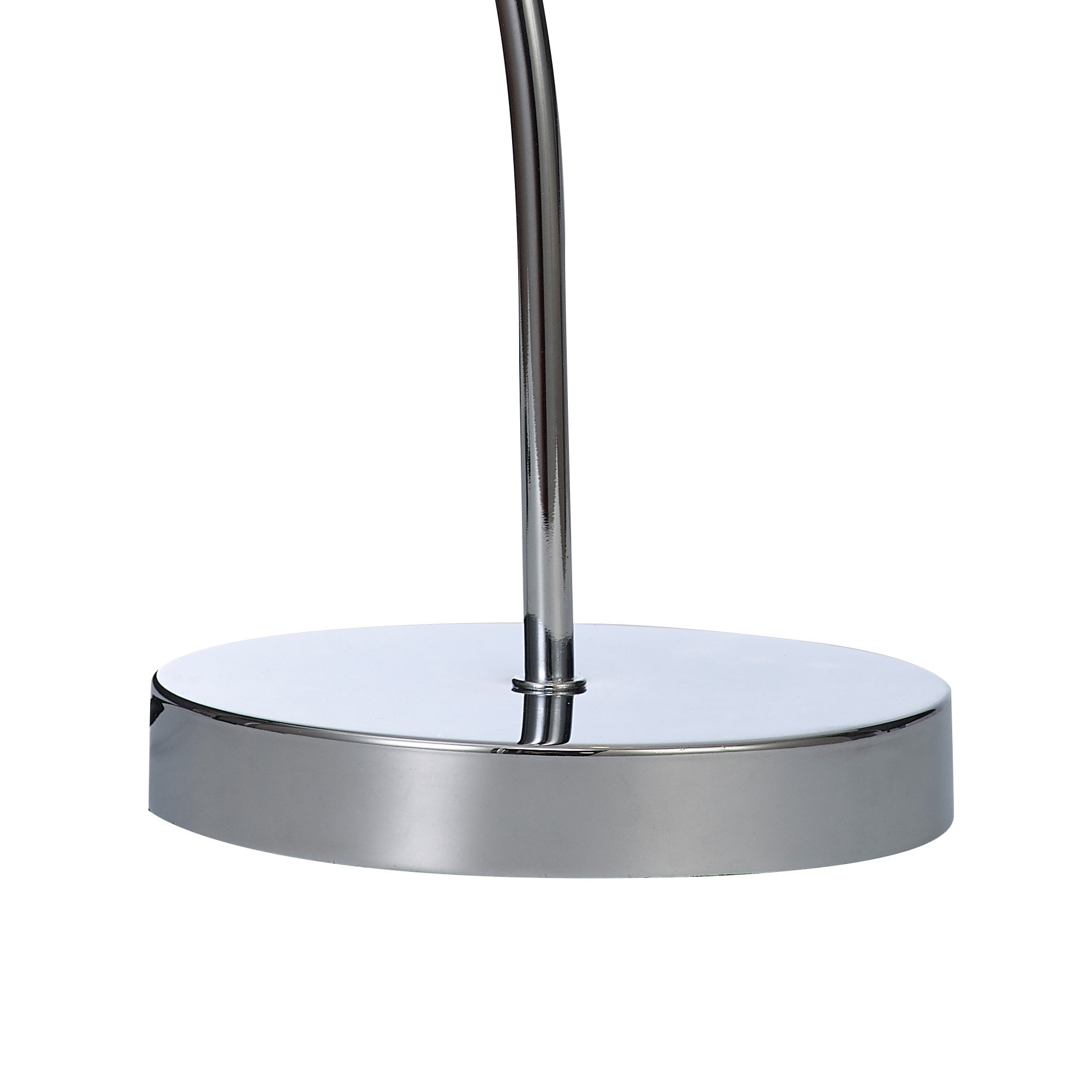 Fabula Langley Single Table Lamp - Polished Chrome, Crystal & Glass