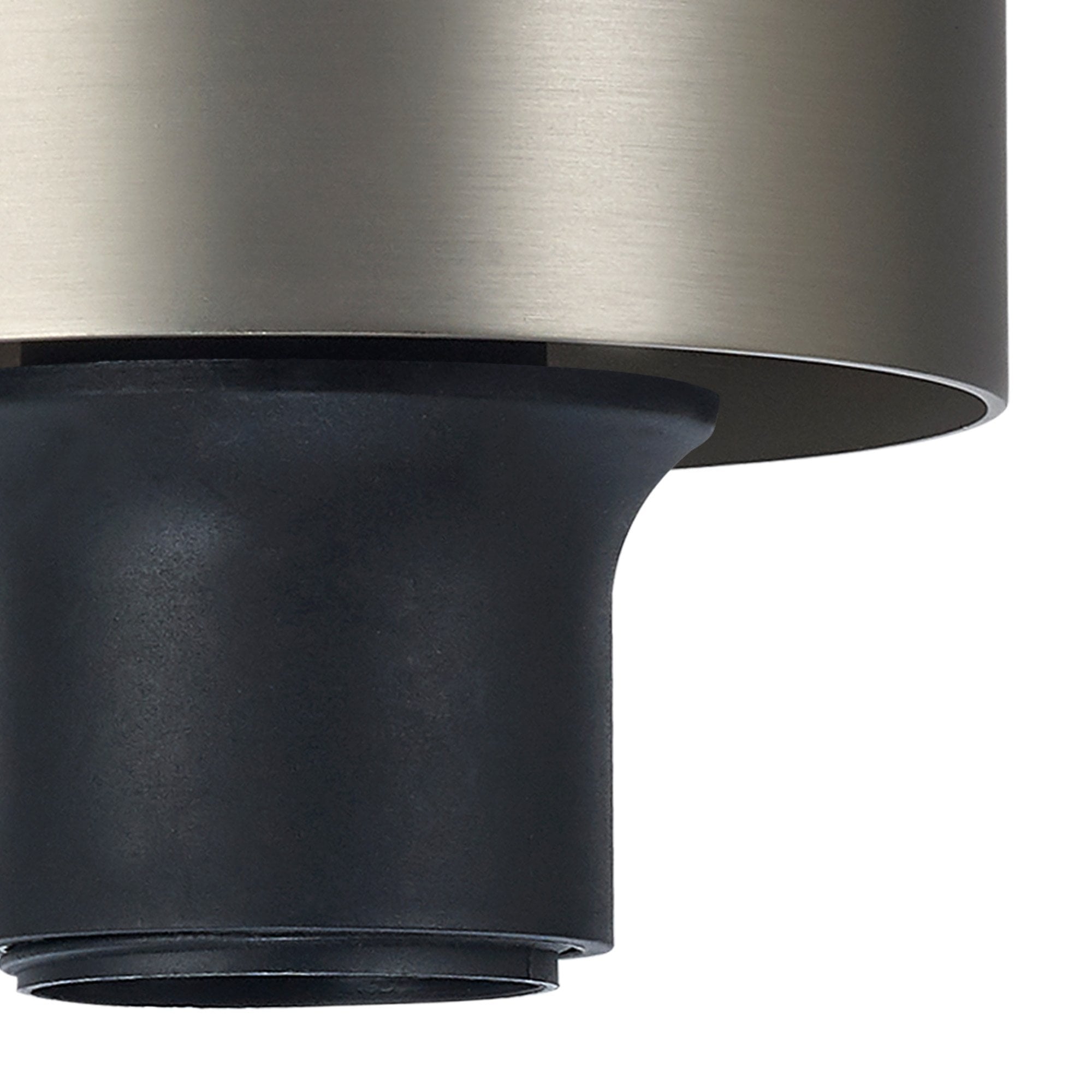 Fabula Laurel Single Flush Mount Kit - Satin Nickel - Frame Only