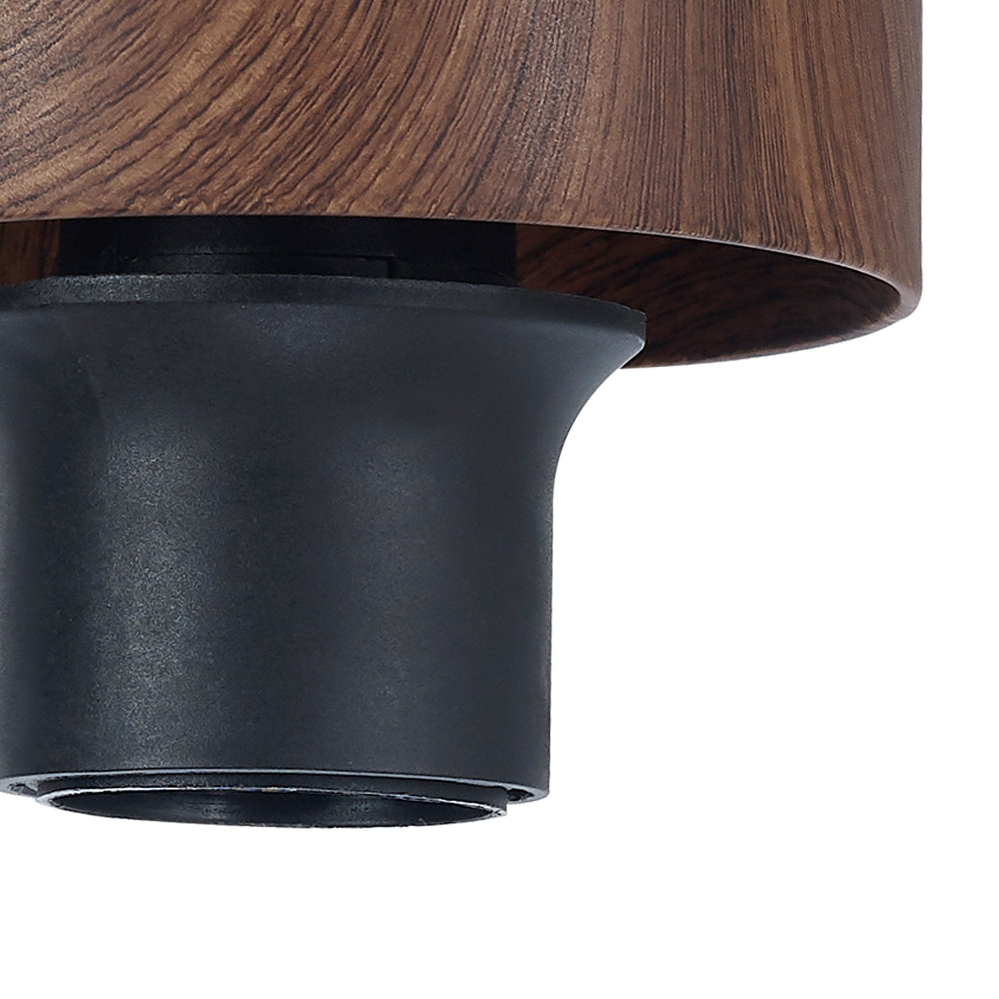 Fabula Laurel Single Flush Mount Kit - Walnut - Frame Only