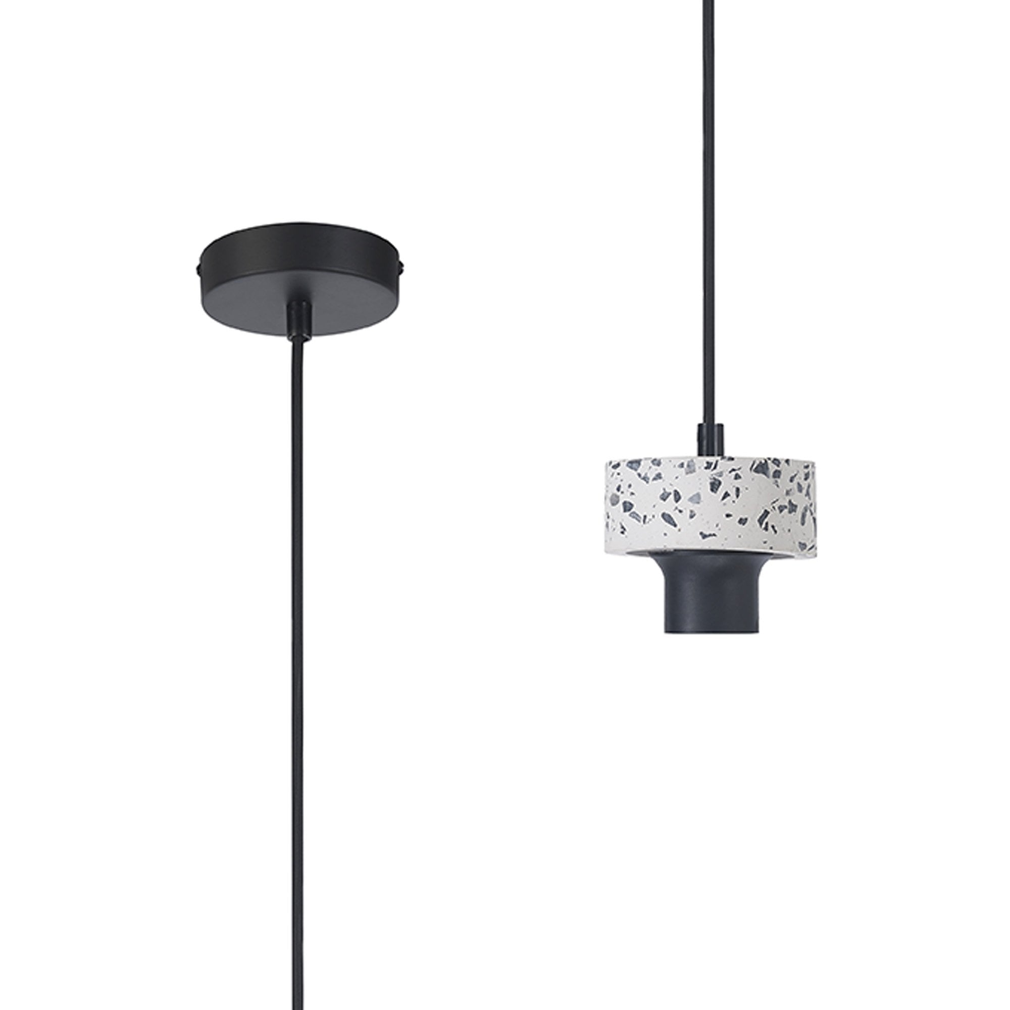 Fabula Laurel Single Suspension Kit - Terrazzo Marble - Frame Only