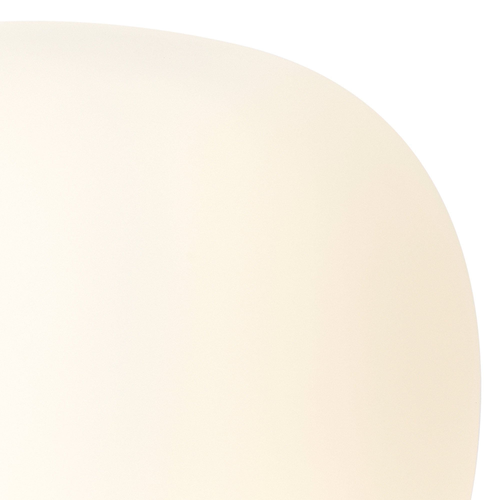 Fabula Littleton Small Single Oval Ball Table Lamp - Satin Gold & Frosted White Glass