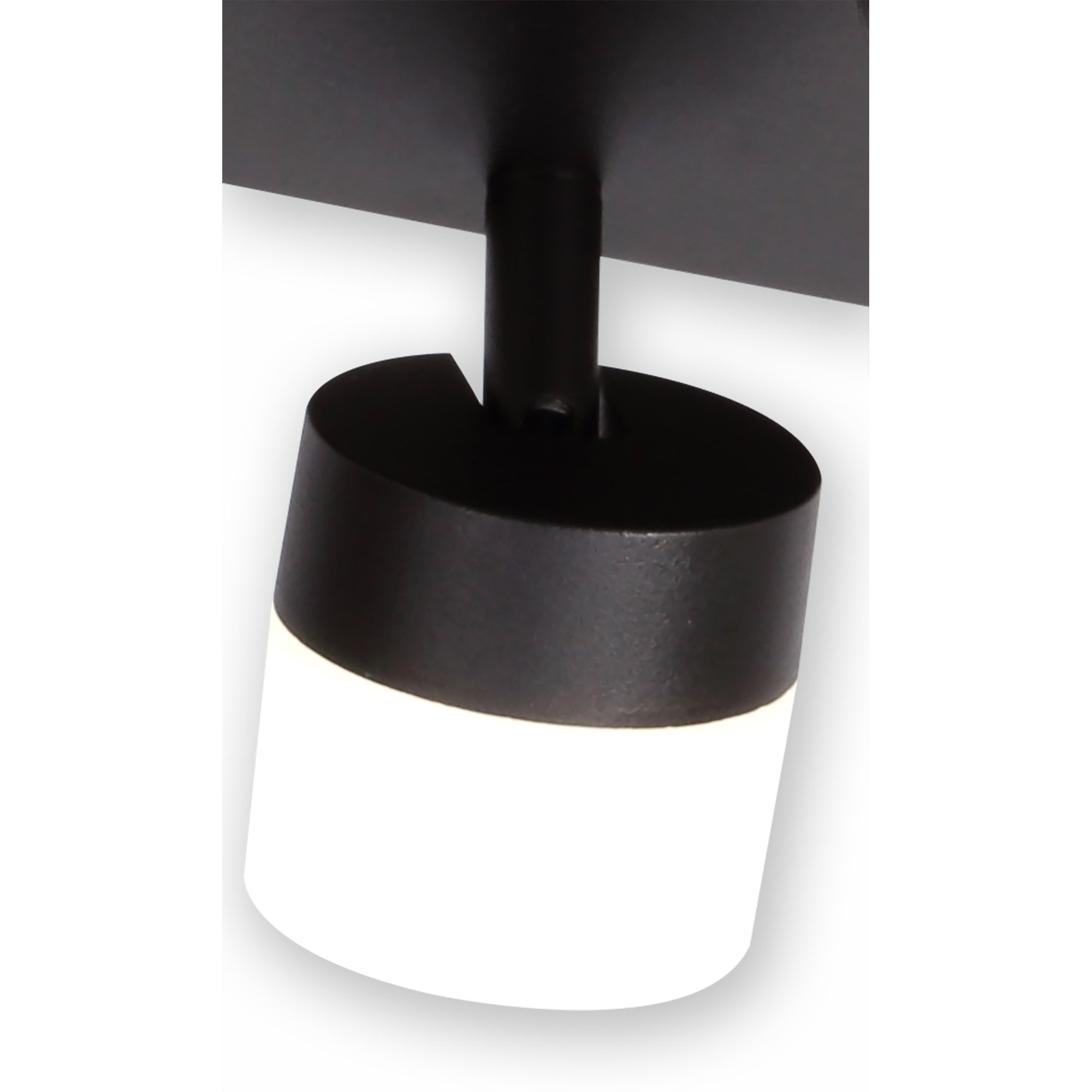 Fabula Lonsdale 4 Light Adjustable LED Flush Light - Sand Black - IP44