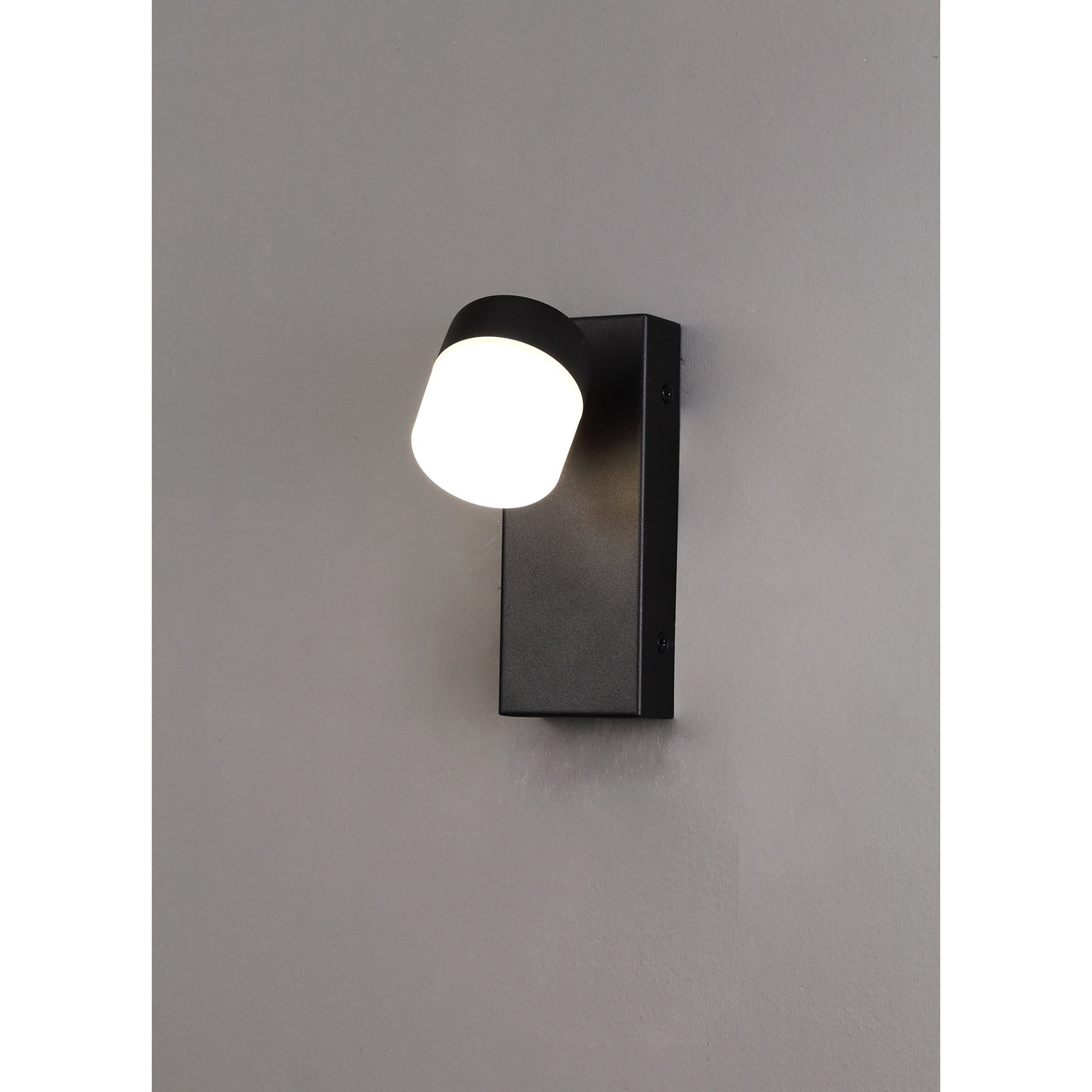Fabula Lonsdale Single Adjustable LED Flush Light - Sand Black - IP44