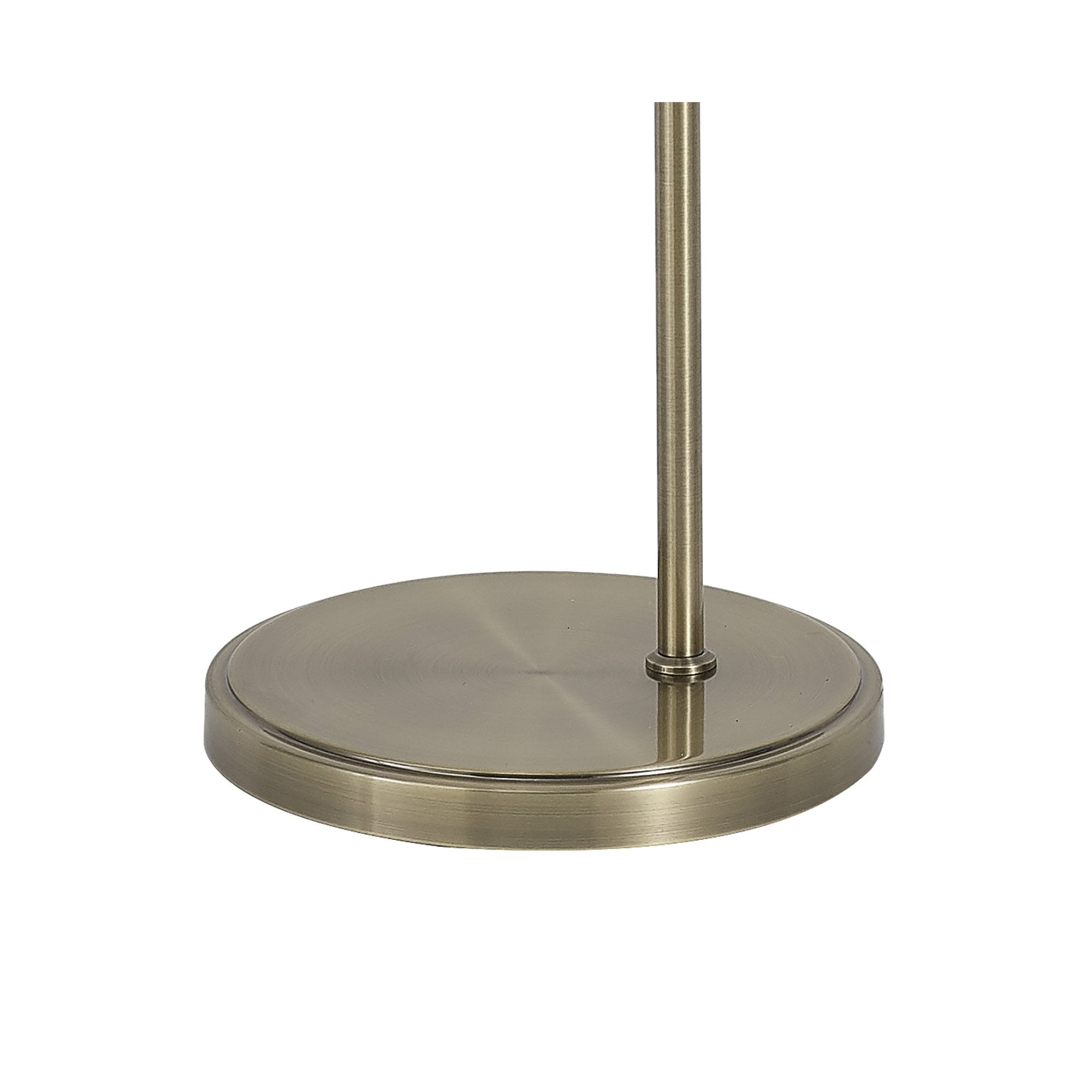 Fabula Maida Single Floor Lamp - Antique Brass & Prismatic Glass