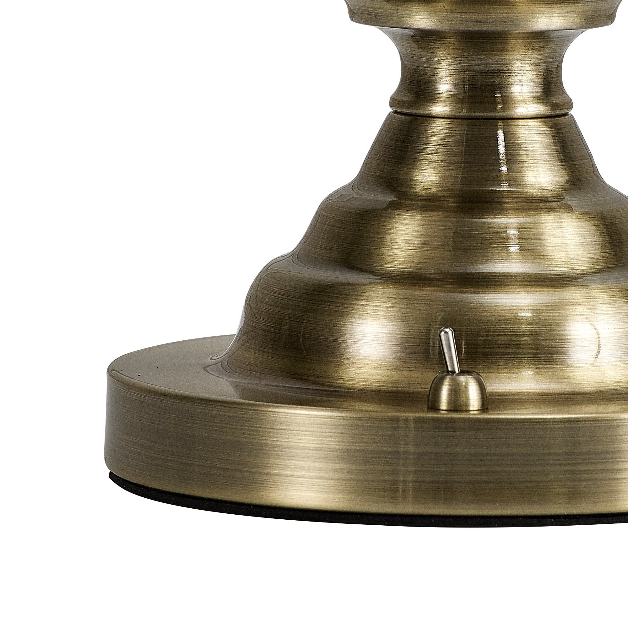 Fabula Mansfield Single Table Lamp Base - Antique Brass - Base Only