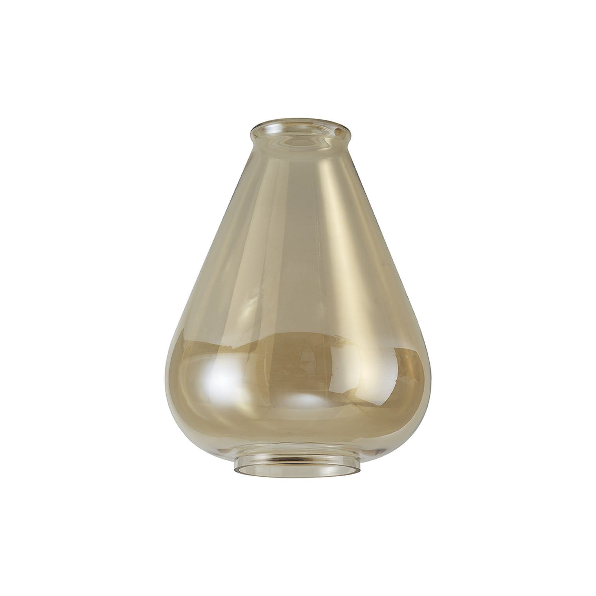 Fabula Maple Narrow Shade - Amber Glass - Shade Only