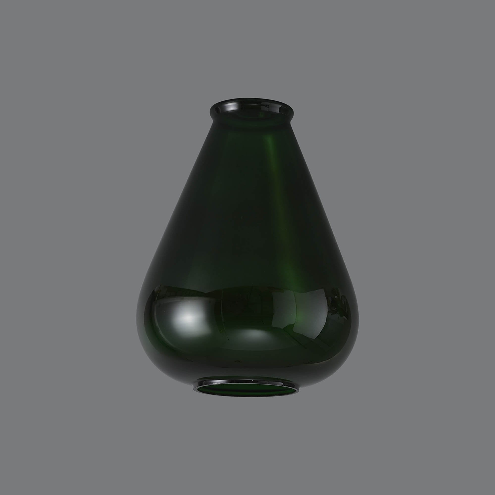 Fabula Maple Narrow Shade - Bottle Green Glass - Shade Only