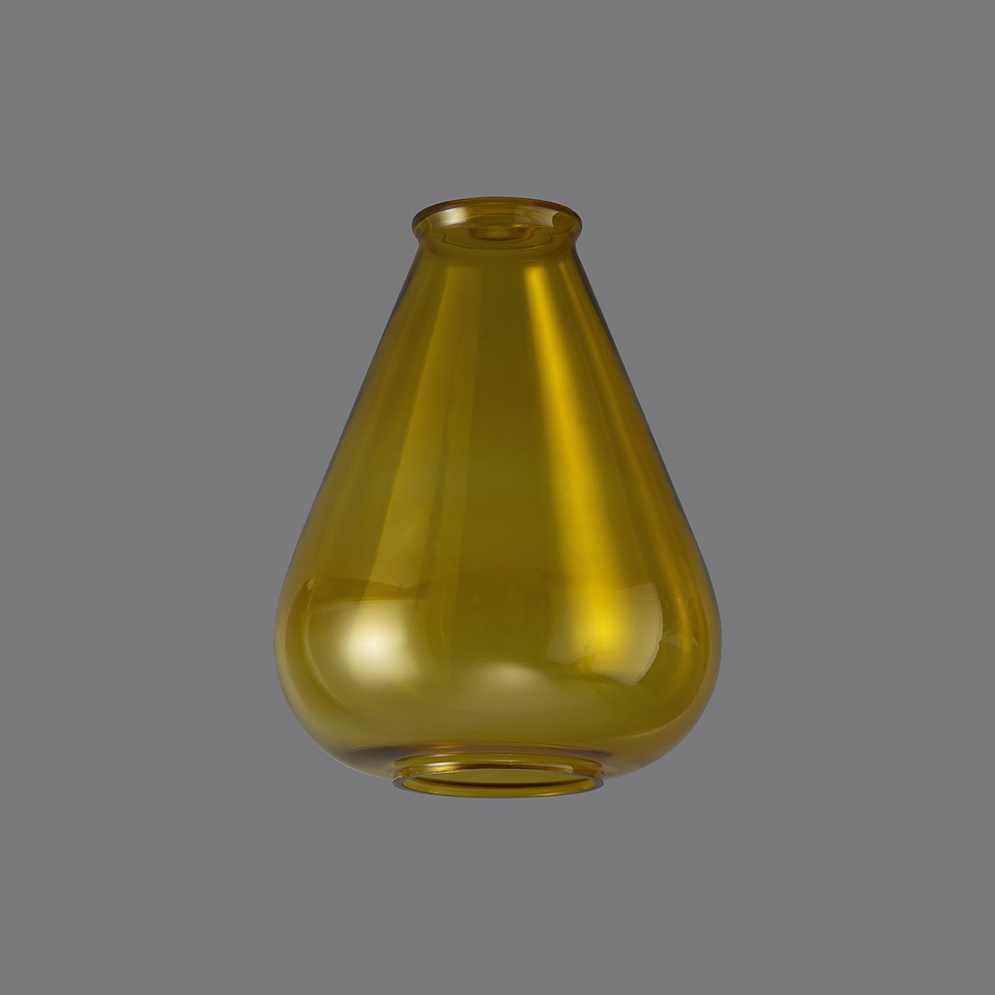 Fabula Maple Narrow Shade - Yellow Glass - Shade Only