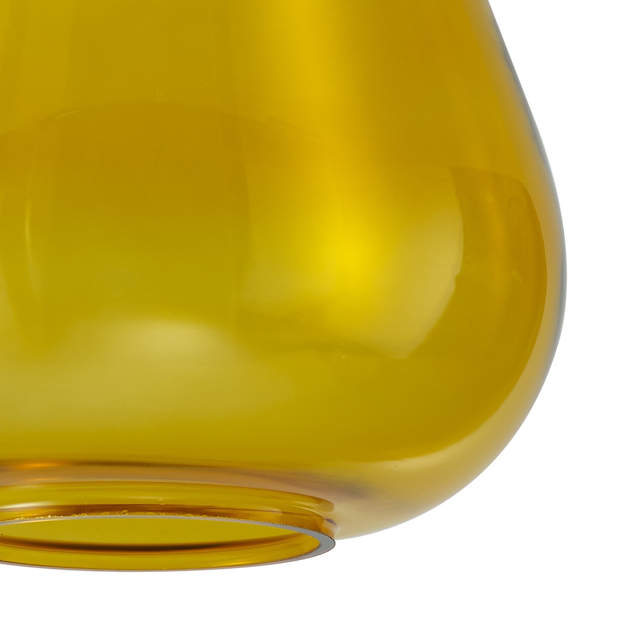 Fabula Maple Narrow Shade - Yellow Glass - Shade Only