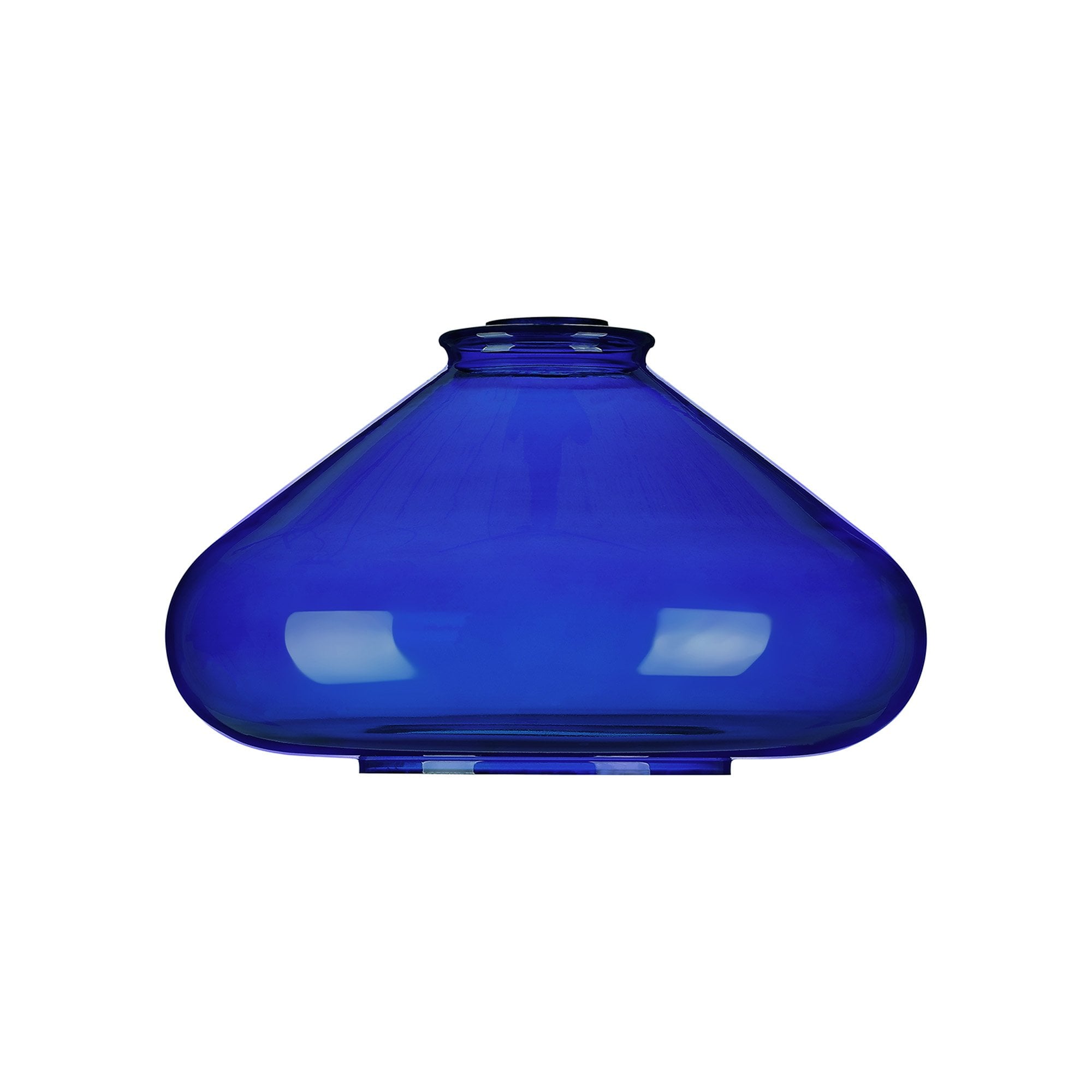 Fabula Maple Wide Shade - Blue Ink Glass - Shade Only
