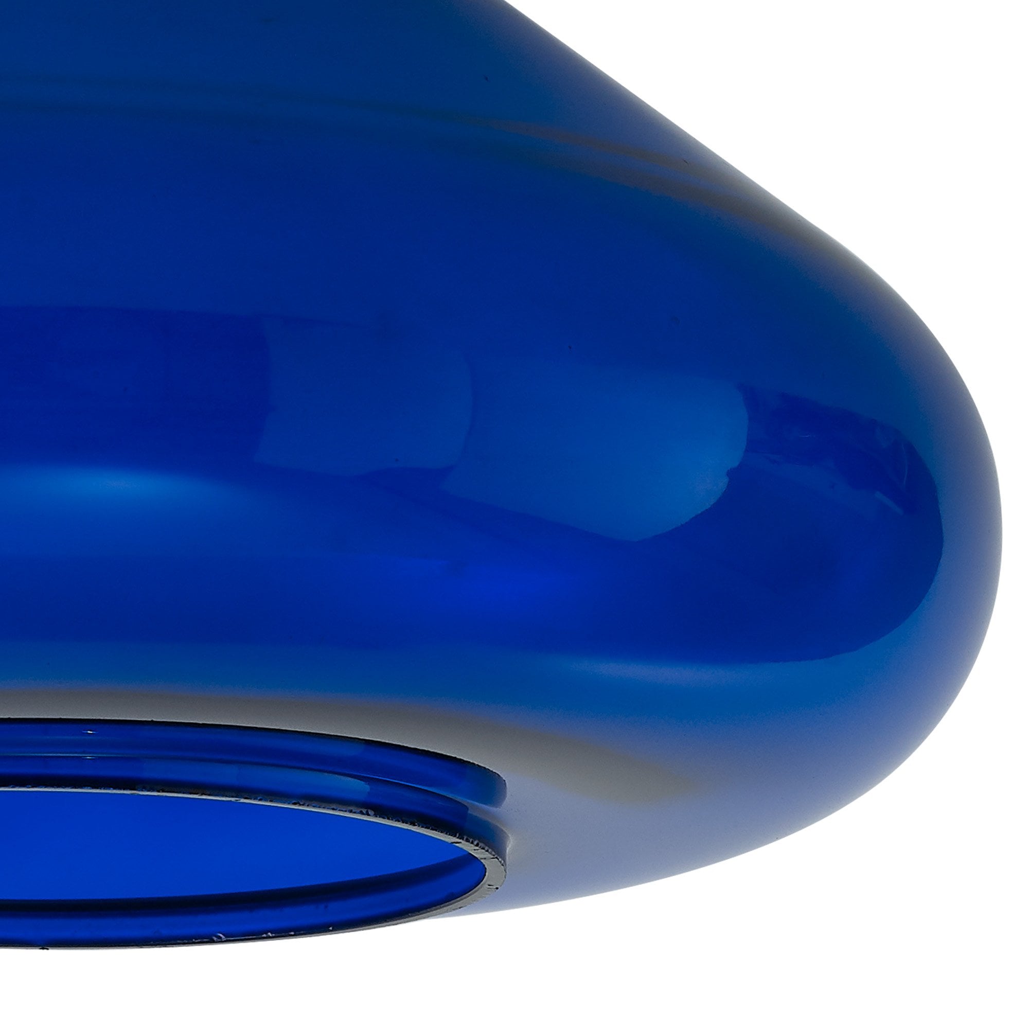 Fabula Maple Wide Shade - Blue Ink Glass - Shade Only