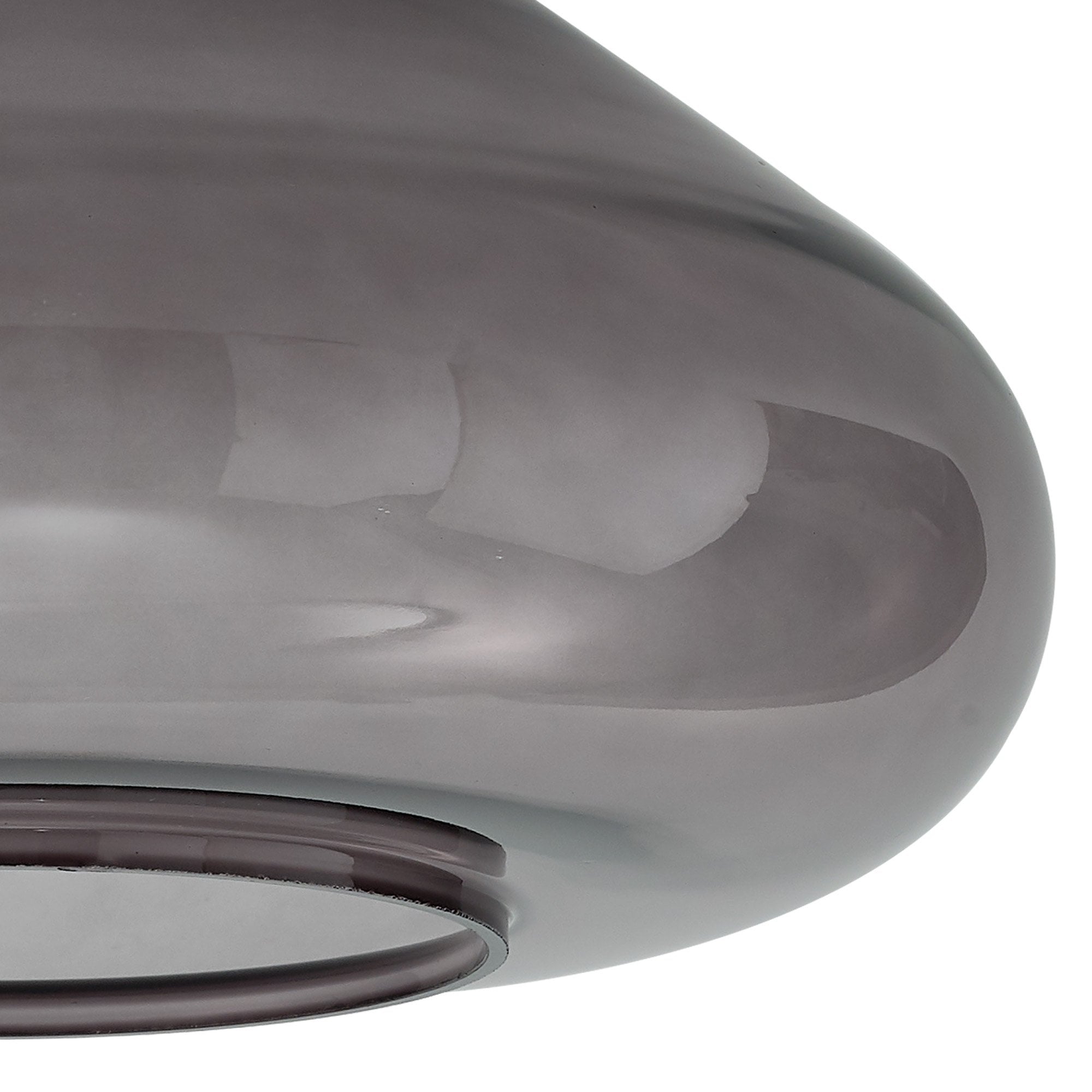 Fabula Maple Wide Shade - Inky Black Glass - Shade Only