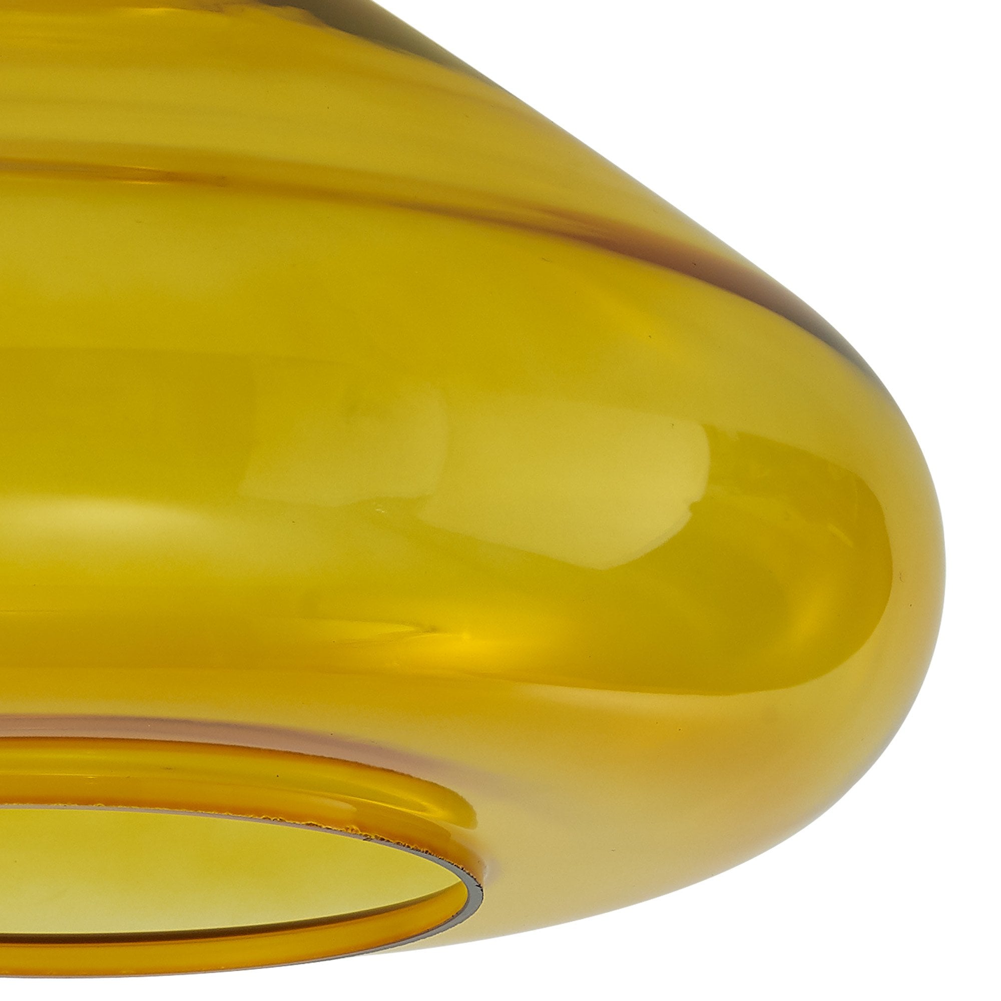 Fabula Maple Wide Shade - Yellow Glass - Shade Only