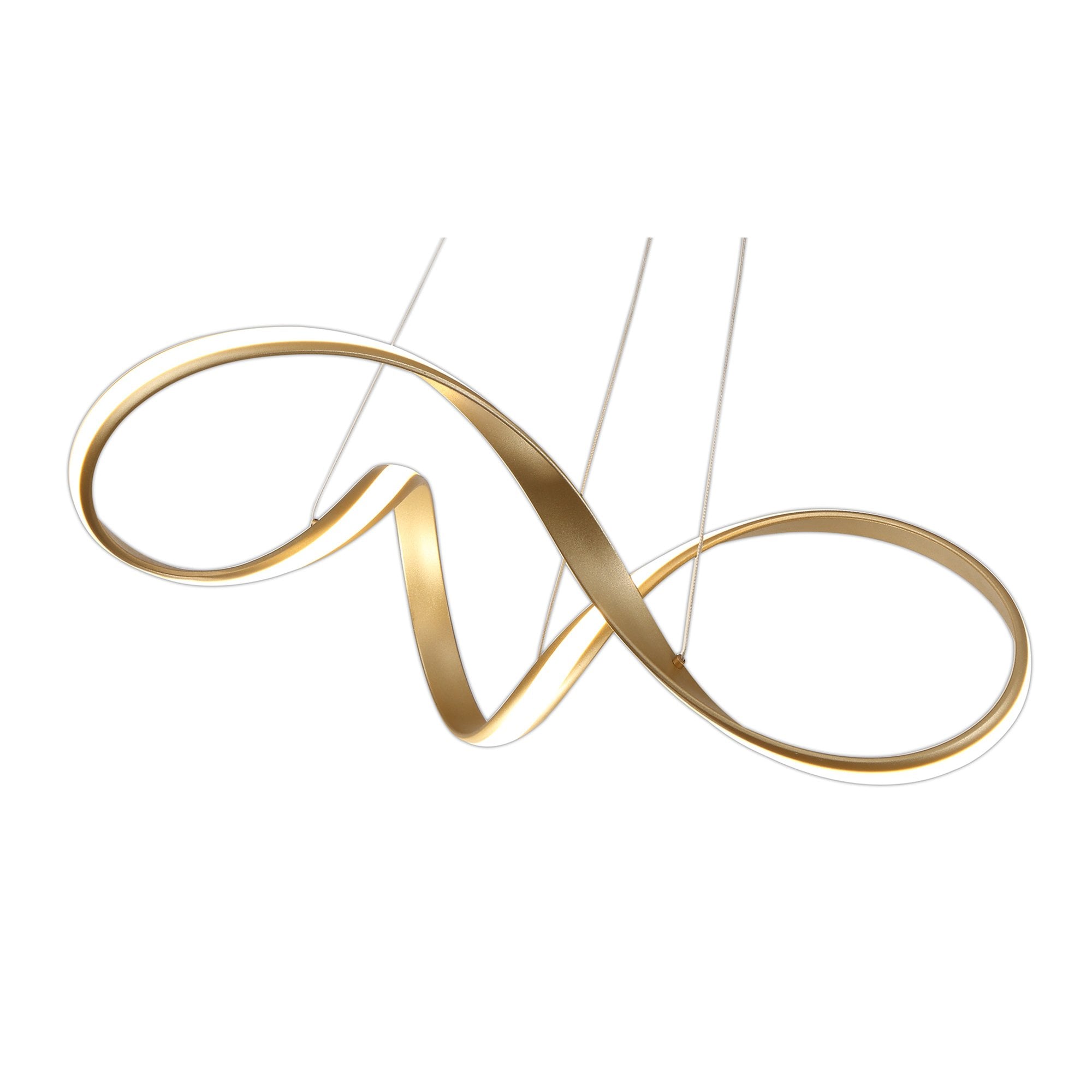 Fabula Meadow Medium Dimmable LED Pendant - Sand Gold