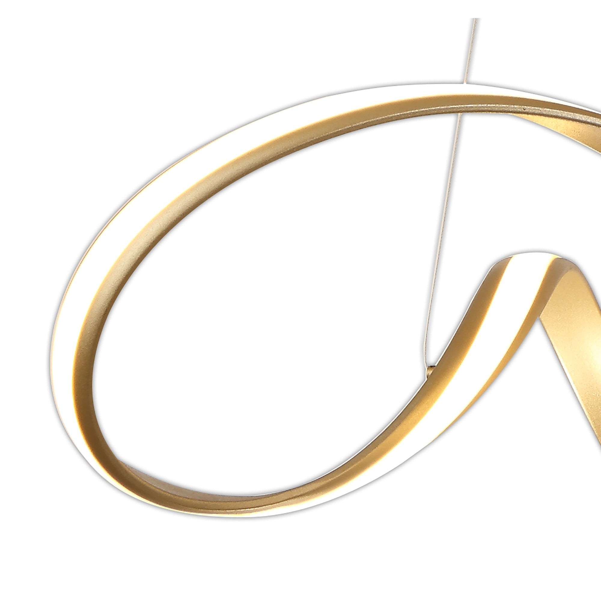 Fabula Meadow Medium Dimmable LED Pendant - Sand Gold