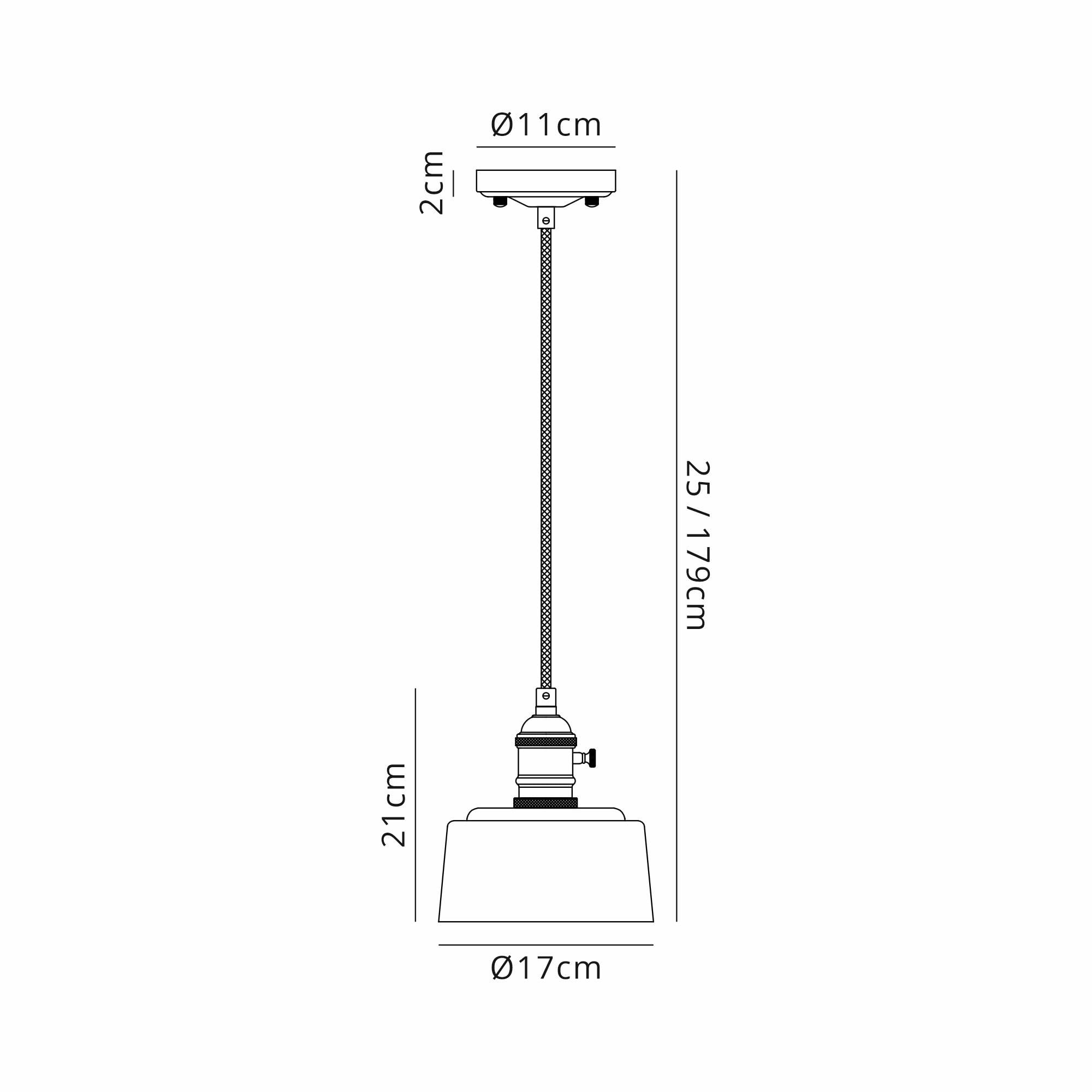 Fabula Merryhill Single Pendant - Antique Brass, Golden Brown Twisted Cable & Brown Bowl Glass