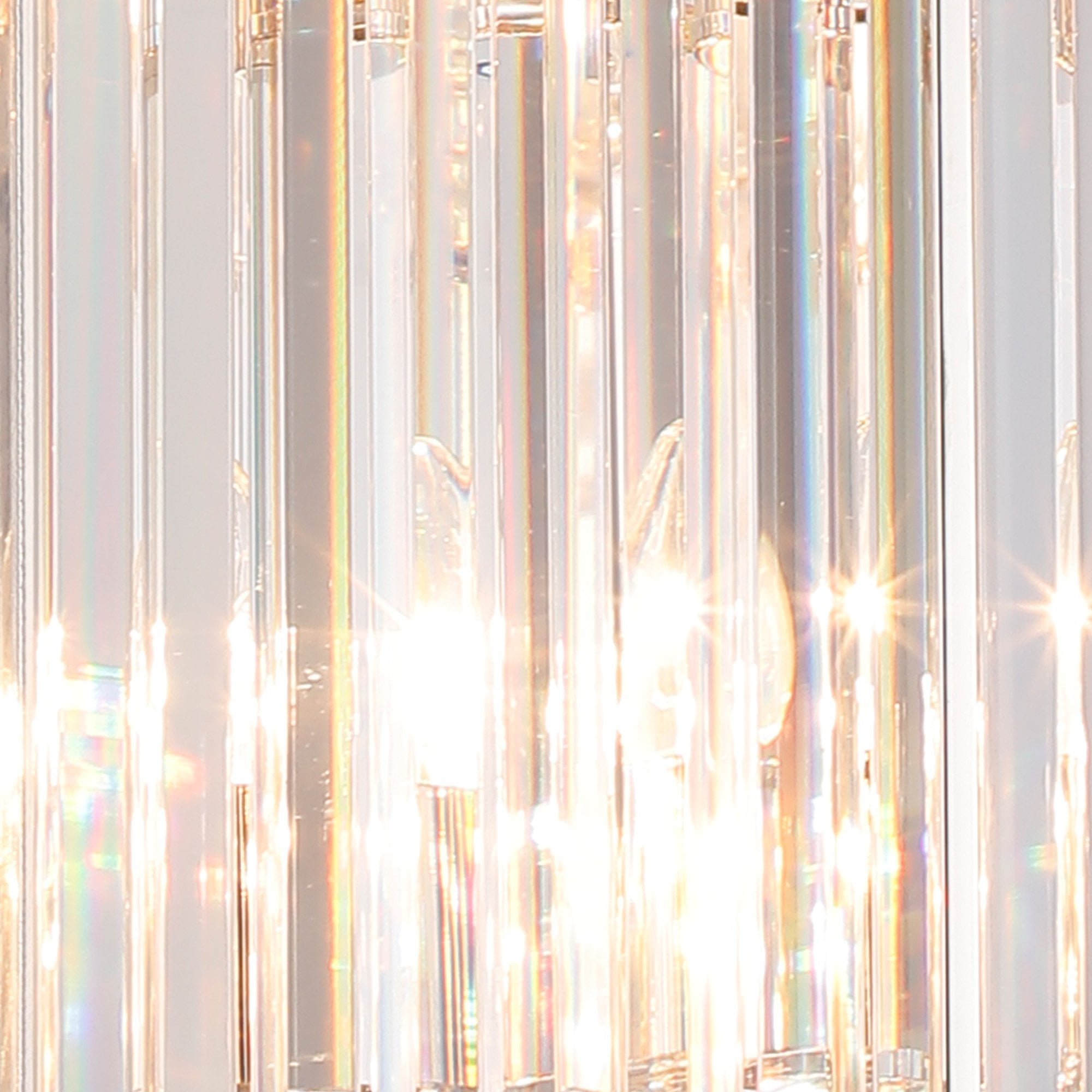 Fabula Oakhurst 6 Light Pendant - Polished Nickel & Clear Glass