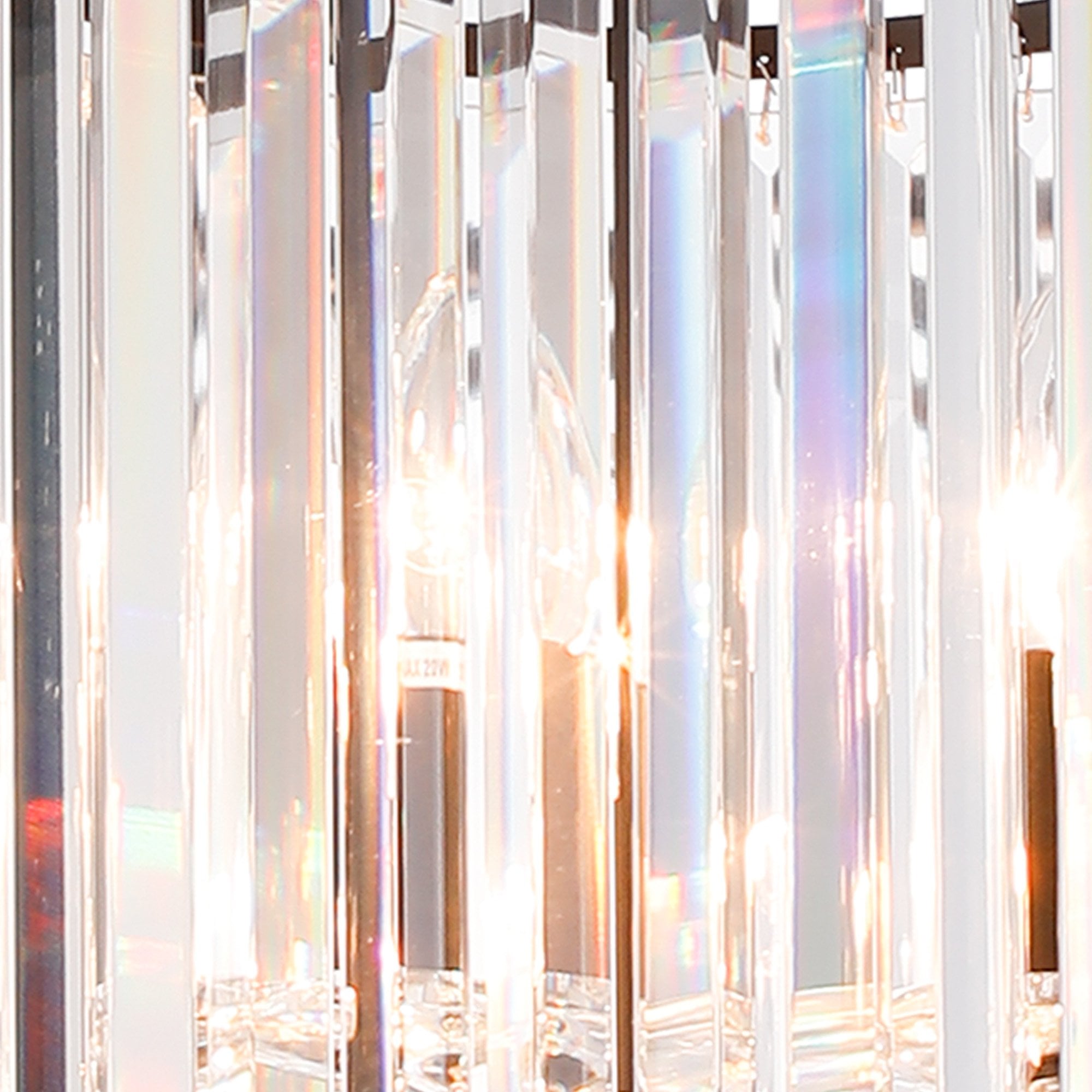 Fabula Oakhurst 6 Light Pendant - Satin Black & Clear Glass