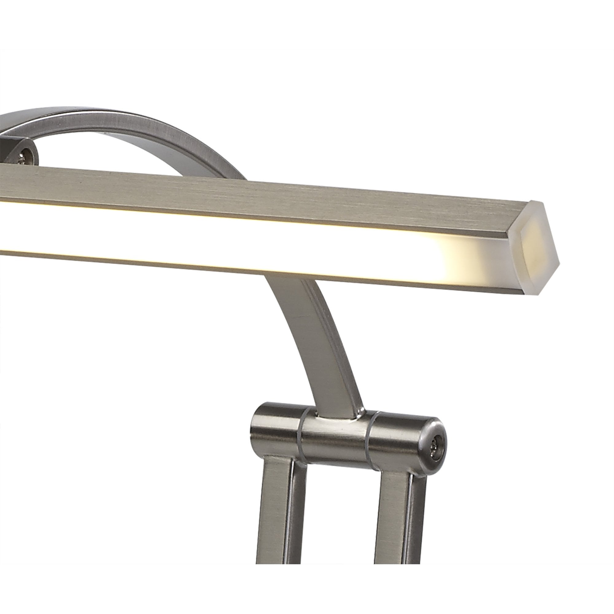 Fabula Plumtree 1 Arm LED Table Lamp - Satin Nickel