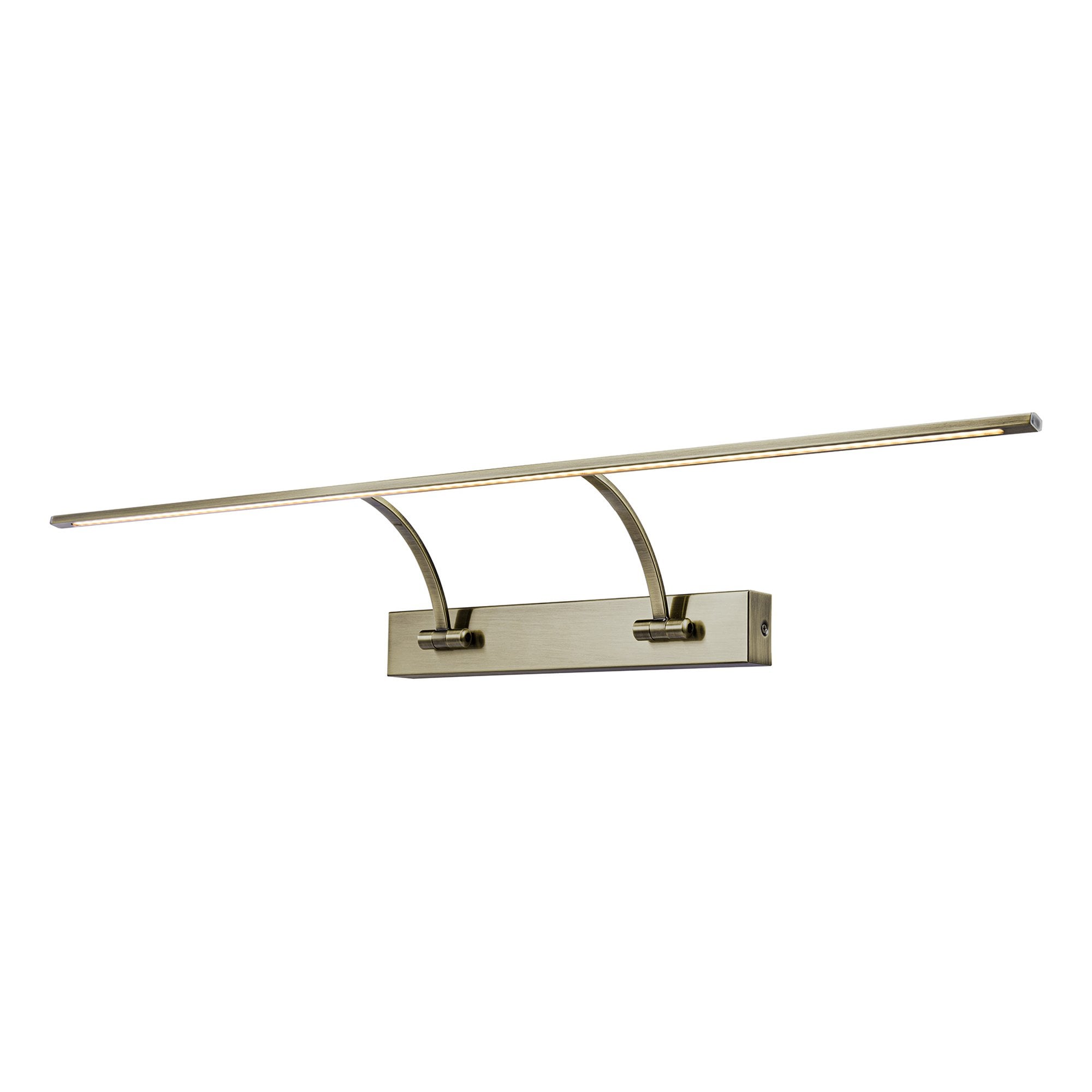 Fabula Plumtree Large 2 Arm LED Wall Lamp/Picture Light - Antique Brass