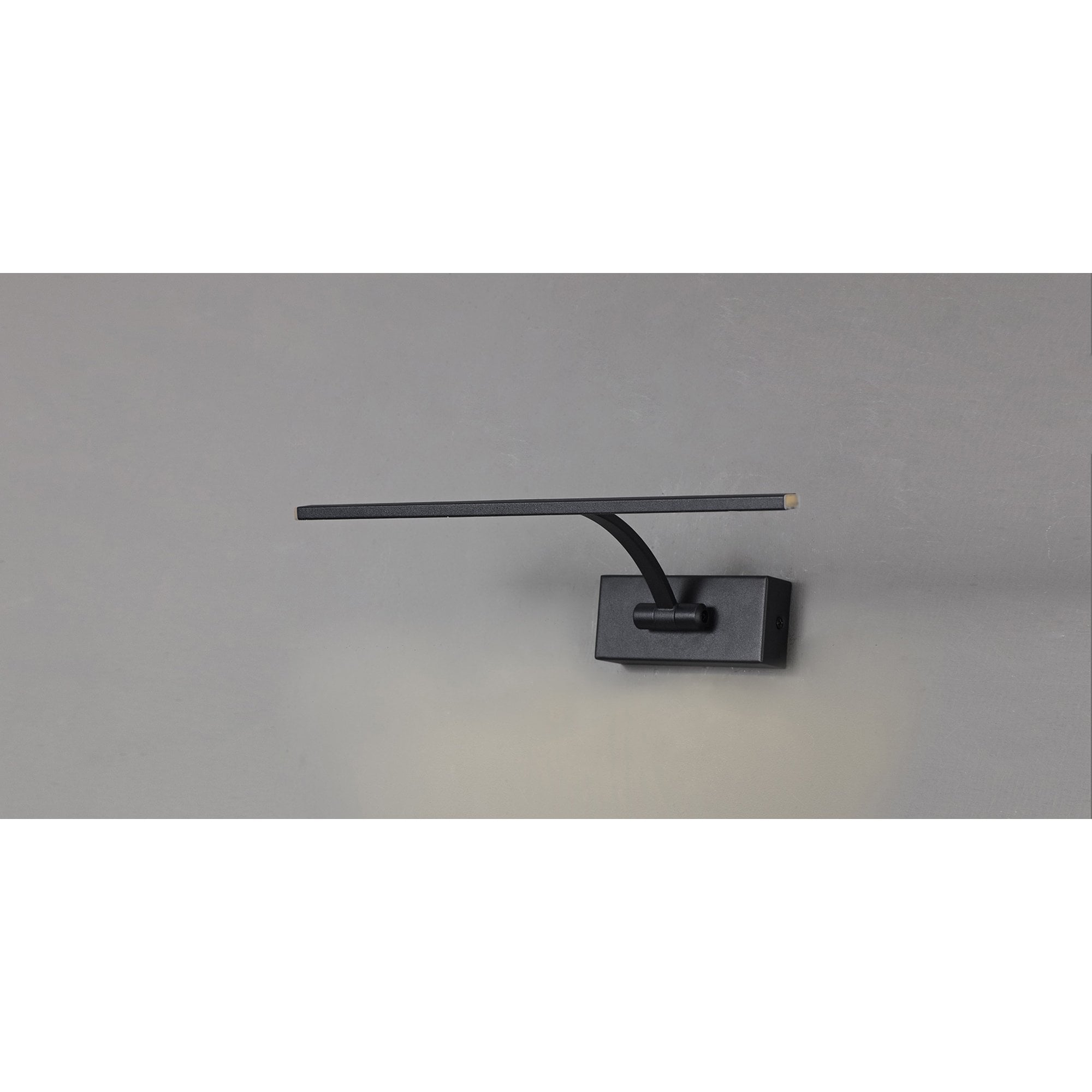 Fabula Plumtree Small 1 Arm LED Wall Lamp/Picture Light - Sand Black