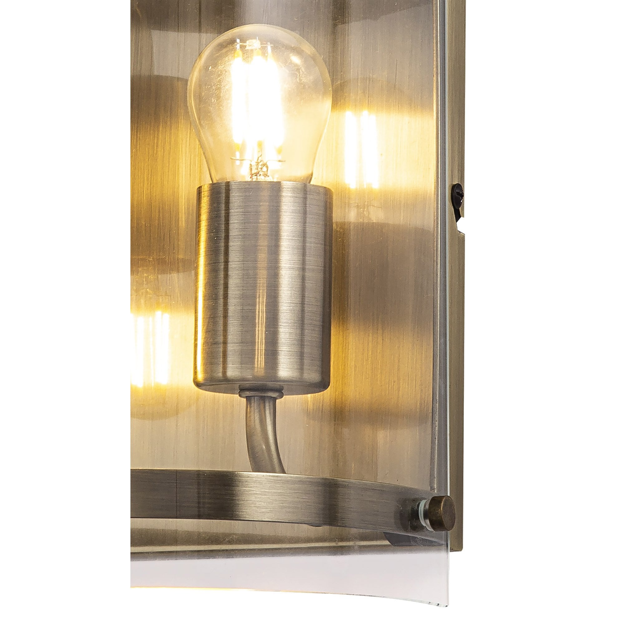 Fabula Regents 2 Light Wall Light - Antique Brass