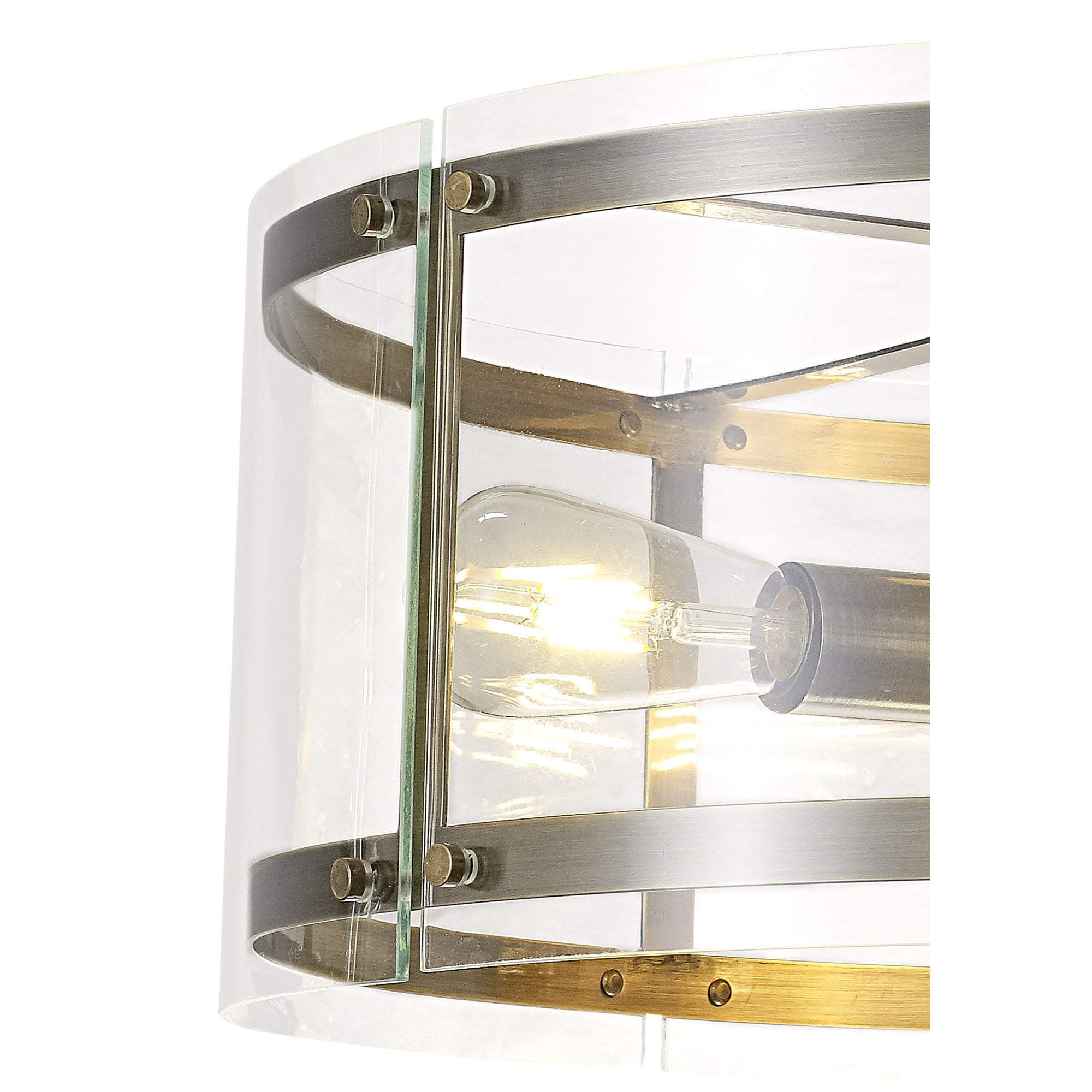 Fabula Regents 4 Light Pendant - Antique Brass