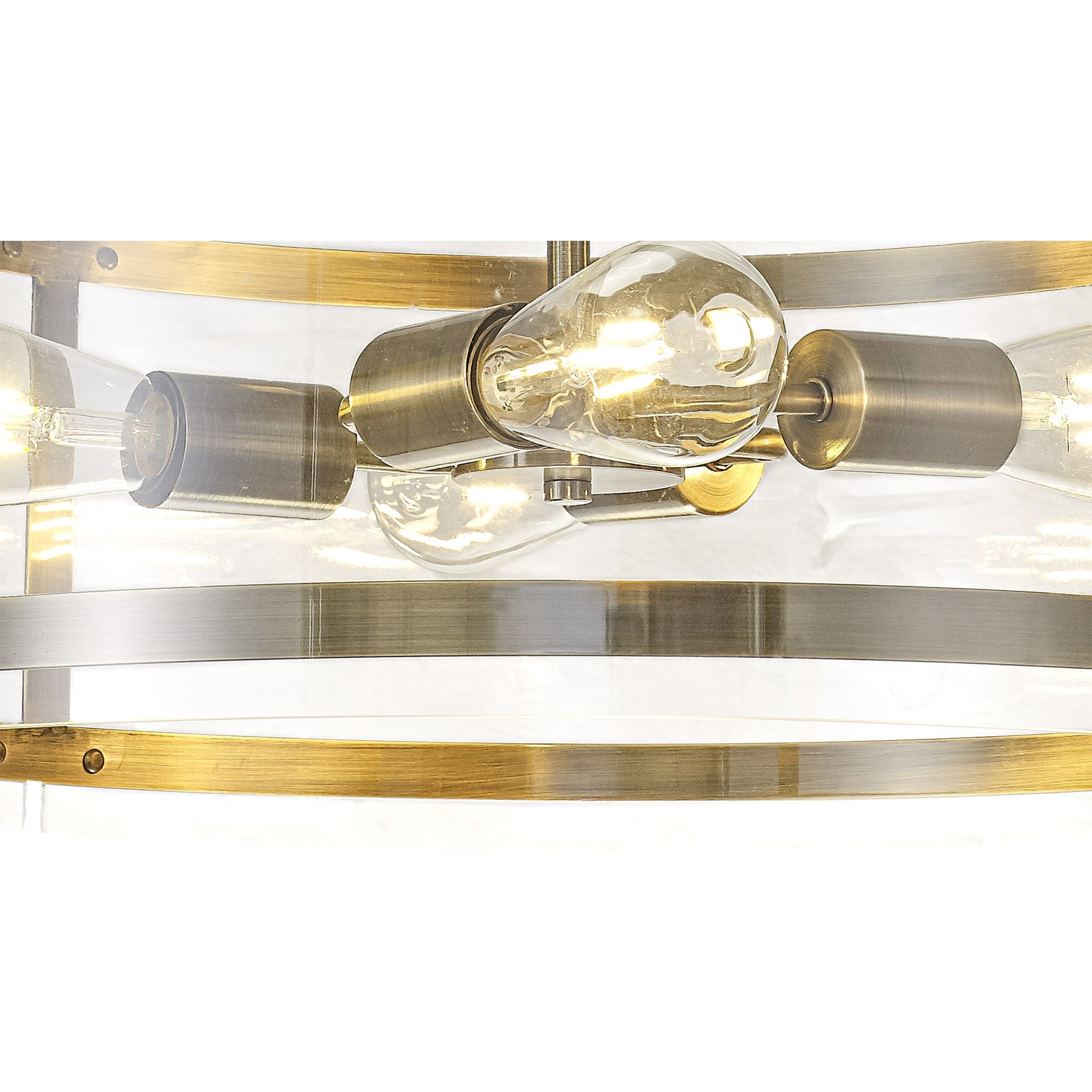 Fabula Regents 4 Light Pendant - Antique Brass