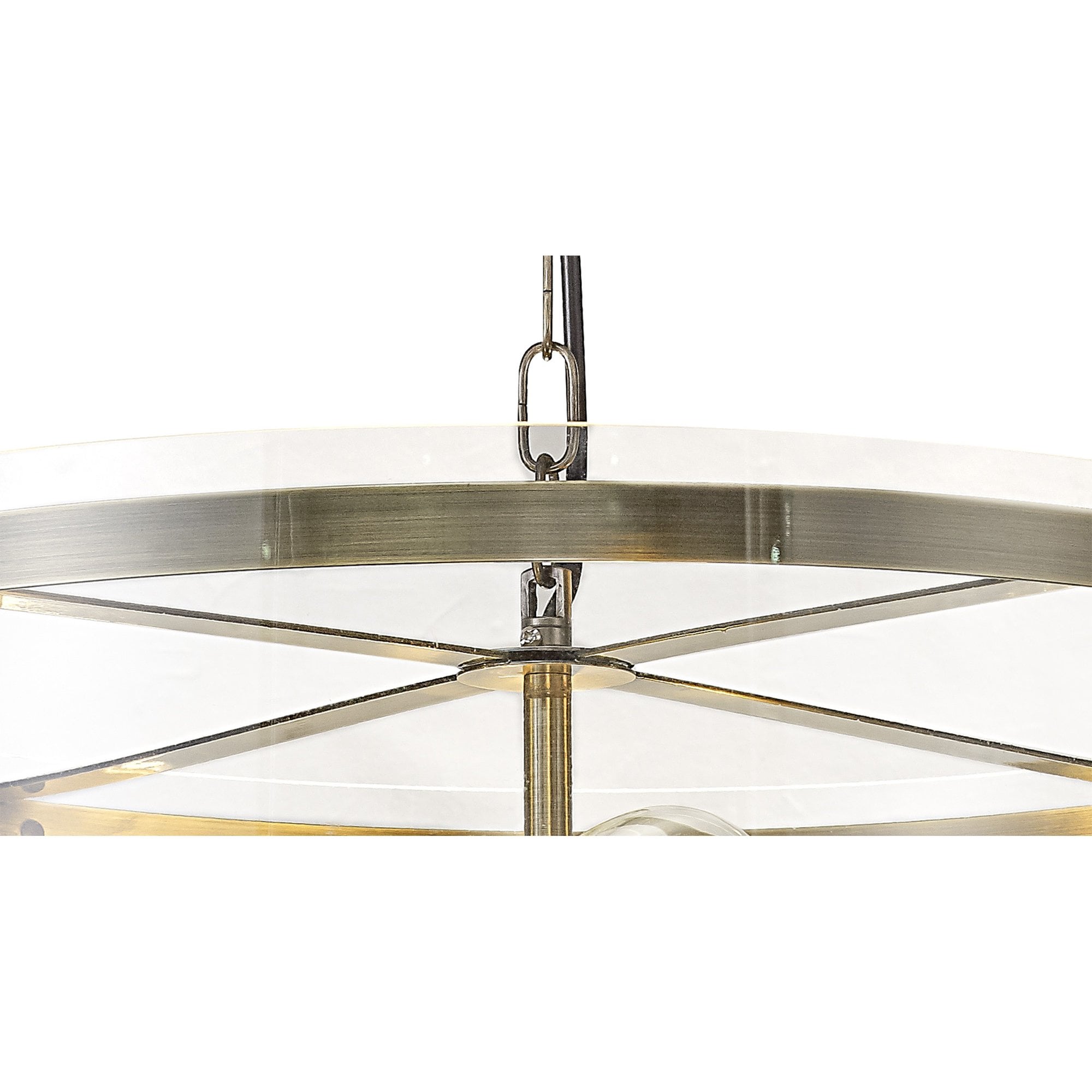 Fabula Regents 4 Light Pendant - Antique Brass