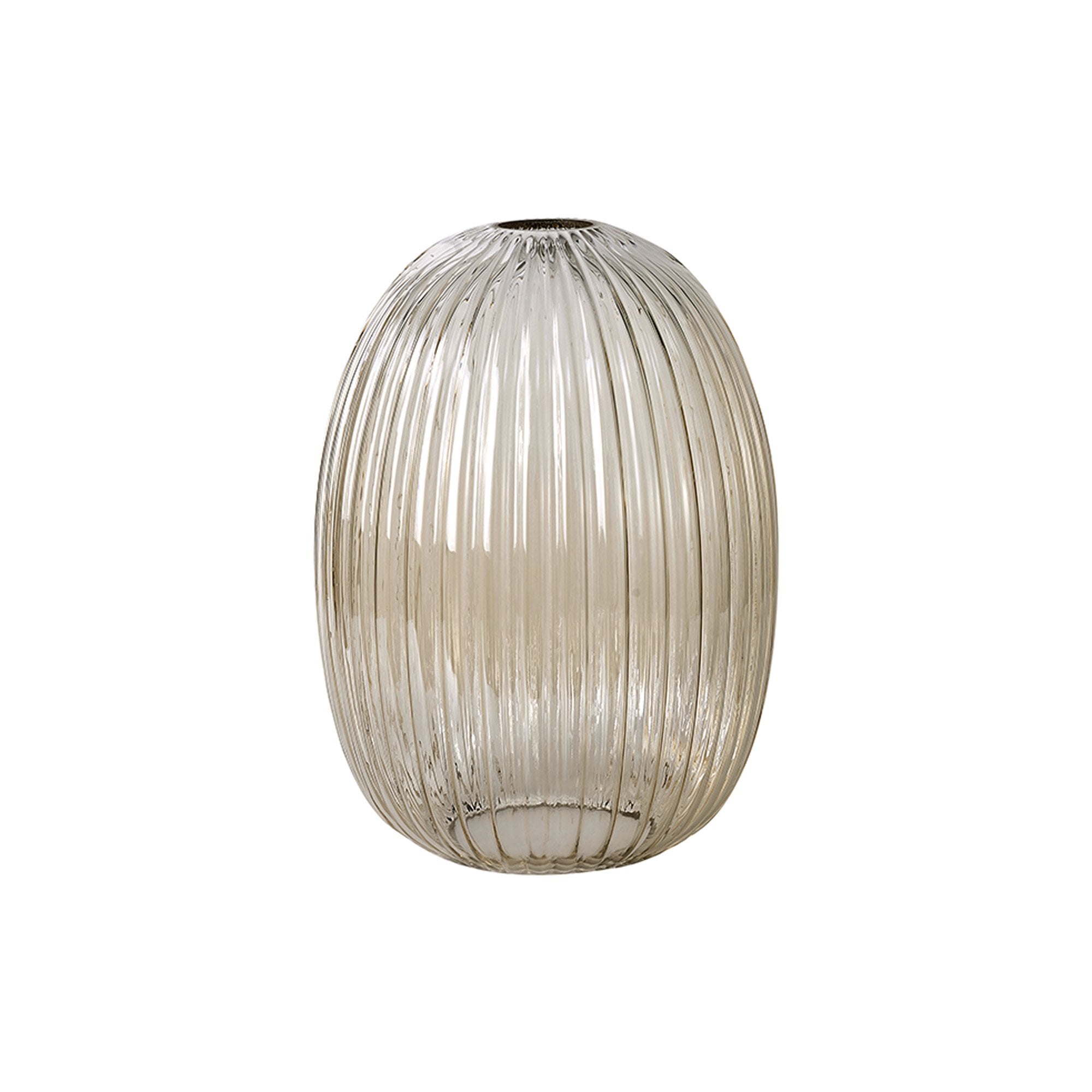 Fabula Springfield 20cm Almond Ribbed Shade - Champagne Glass - Shade Only