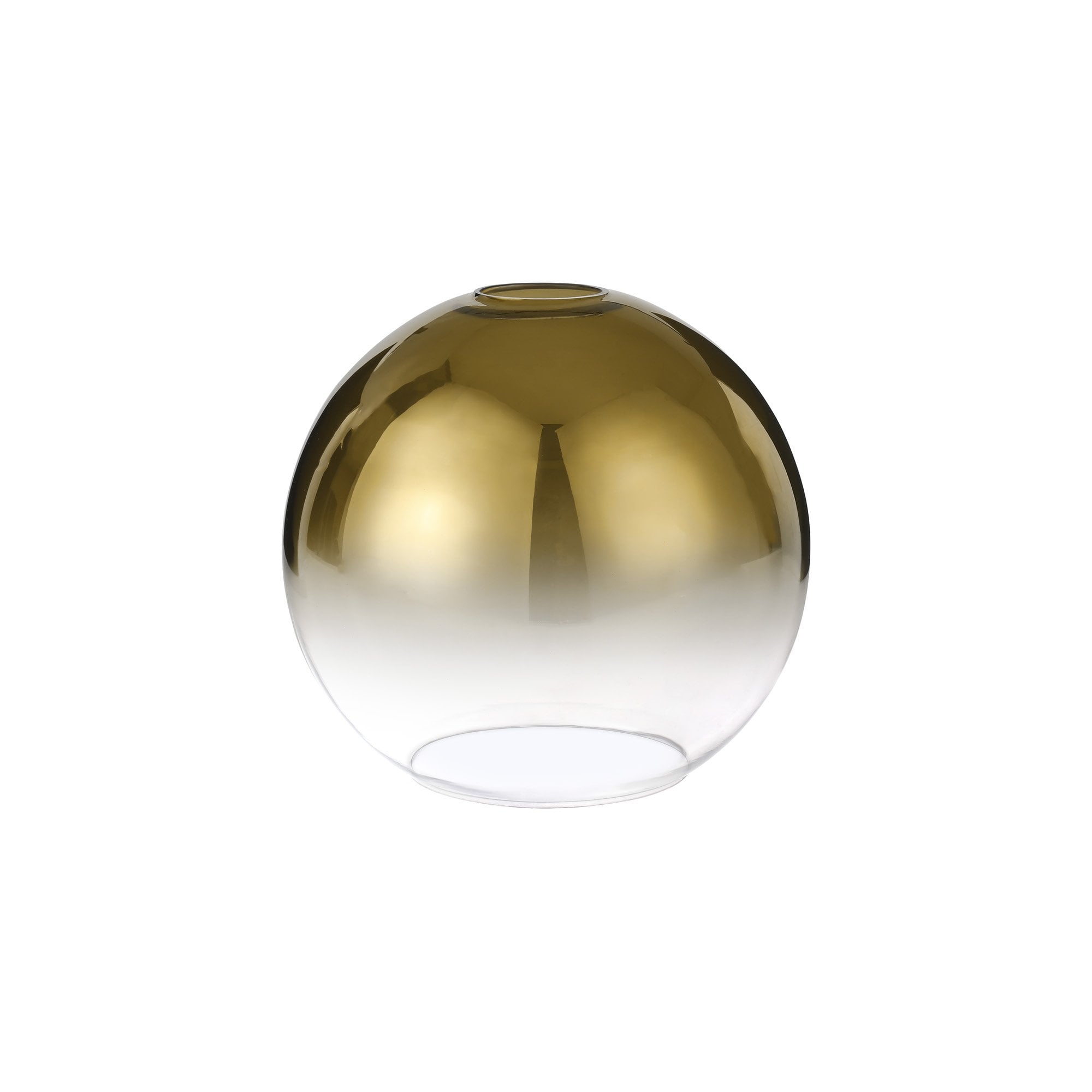 Fabula Springfield 20cm Globe Shade - Brass Gold Fade Glass - Shade Only