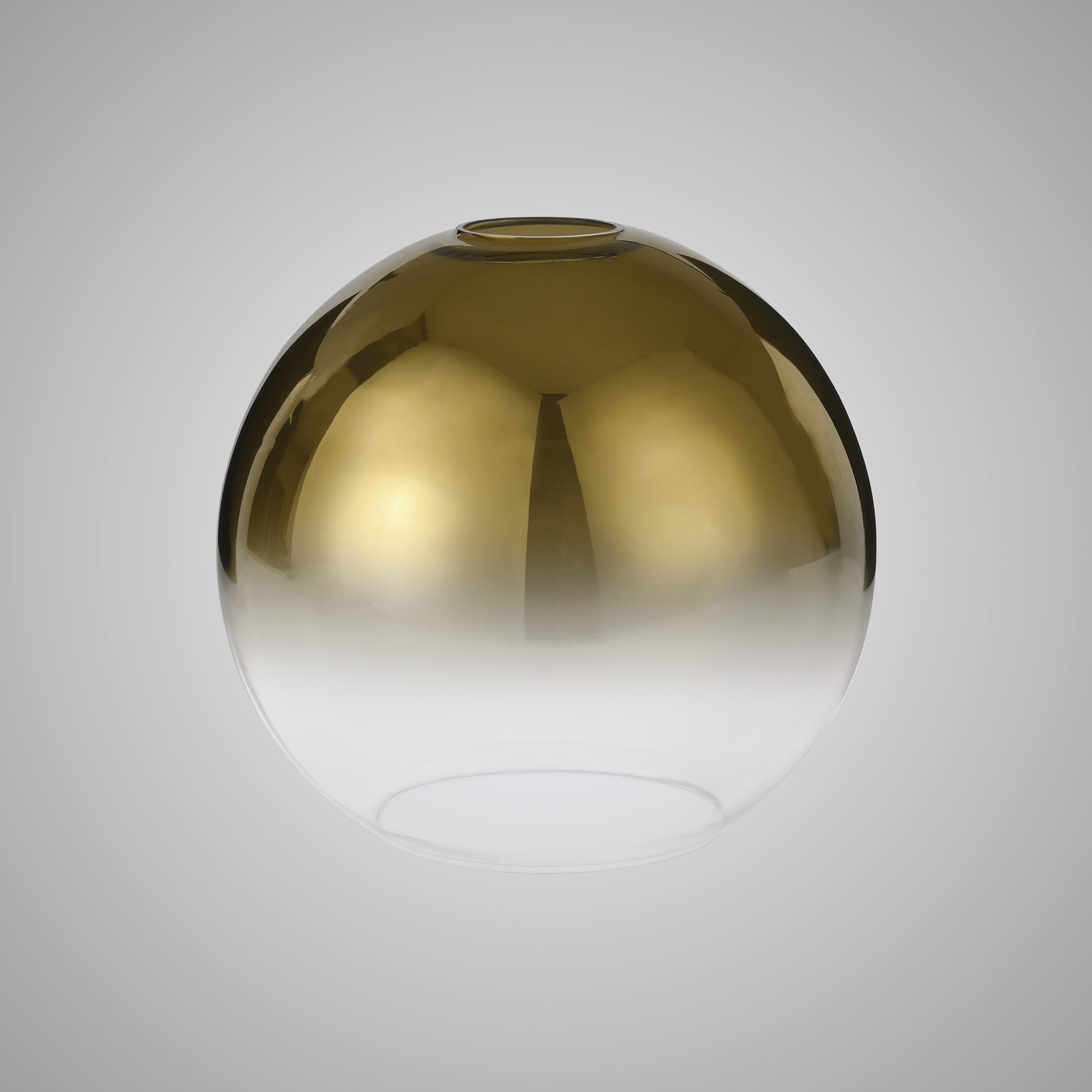 Fabula Springfield 25cm Globe Shade - Brass Gold Fade Glass - Shade Only