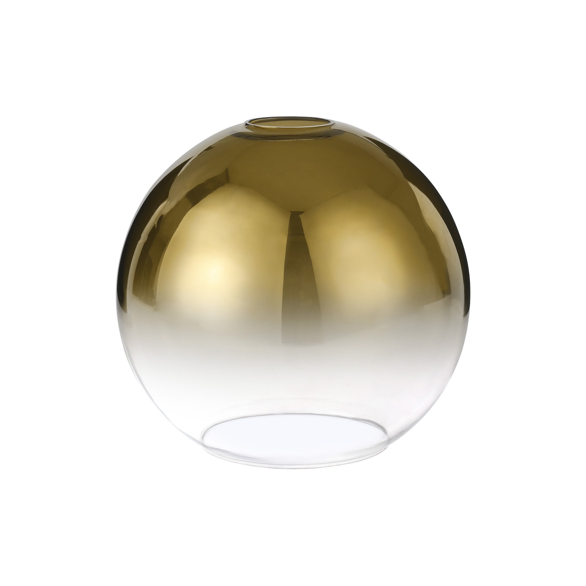 Fabula Springfield 25cm Globe Shade - Brass Gold Fade Glass - Shade Only